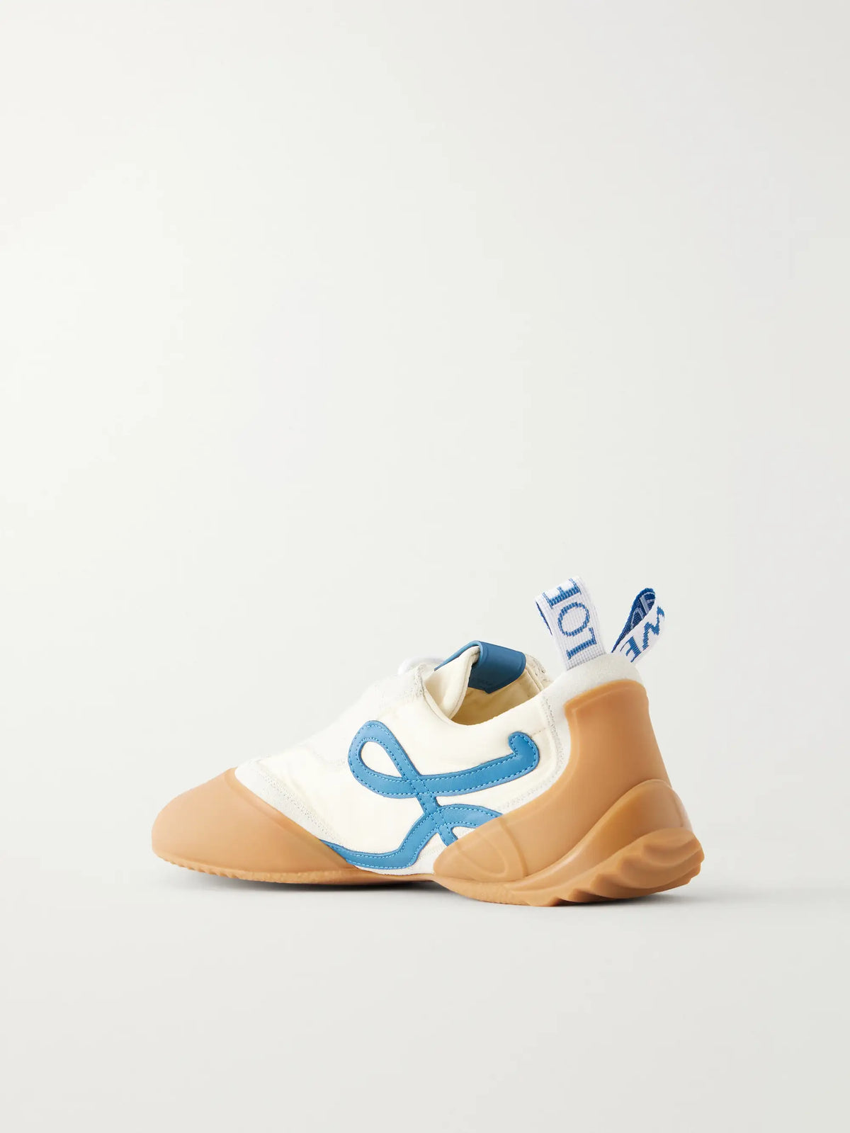 Grip Tpu And Shell-trimmed Suede Sneakers