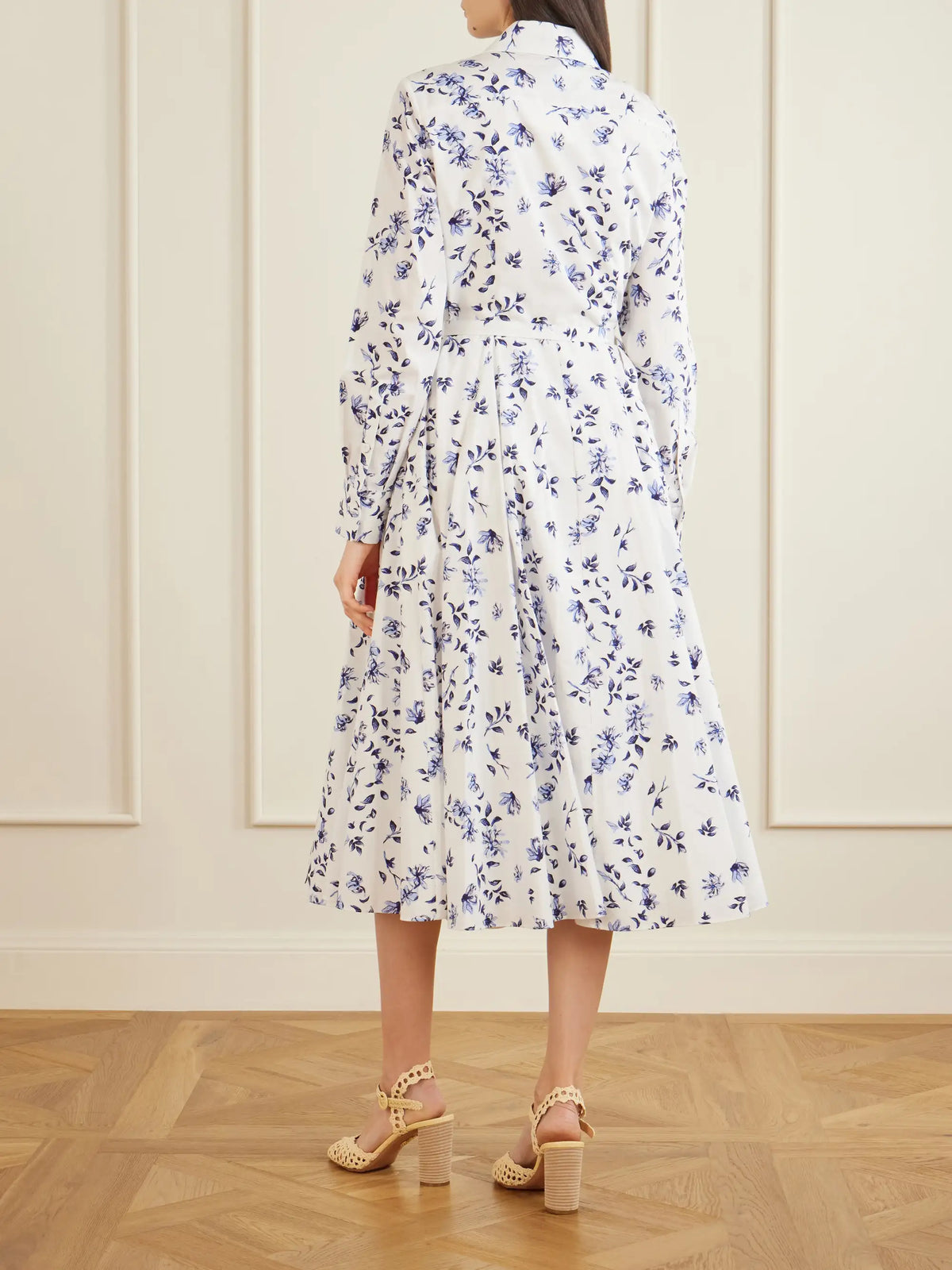 Emmalyna Floral-print Organic Cotton-poplin