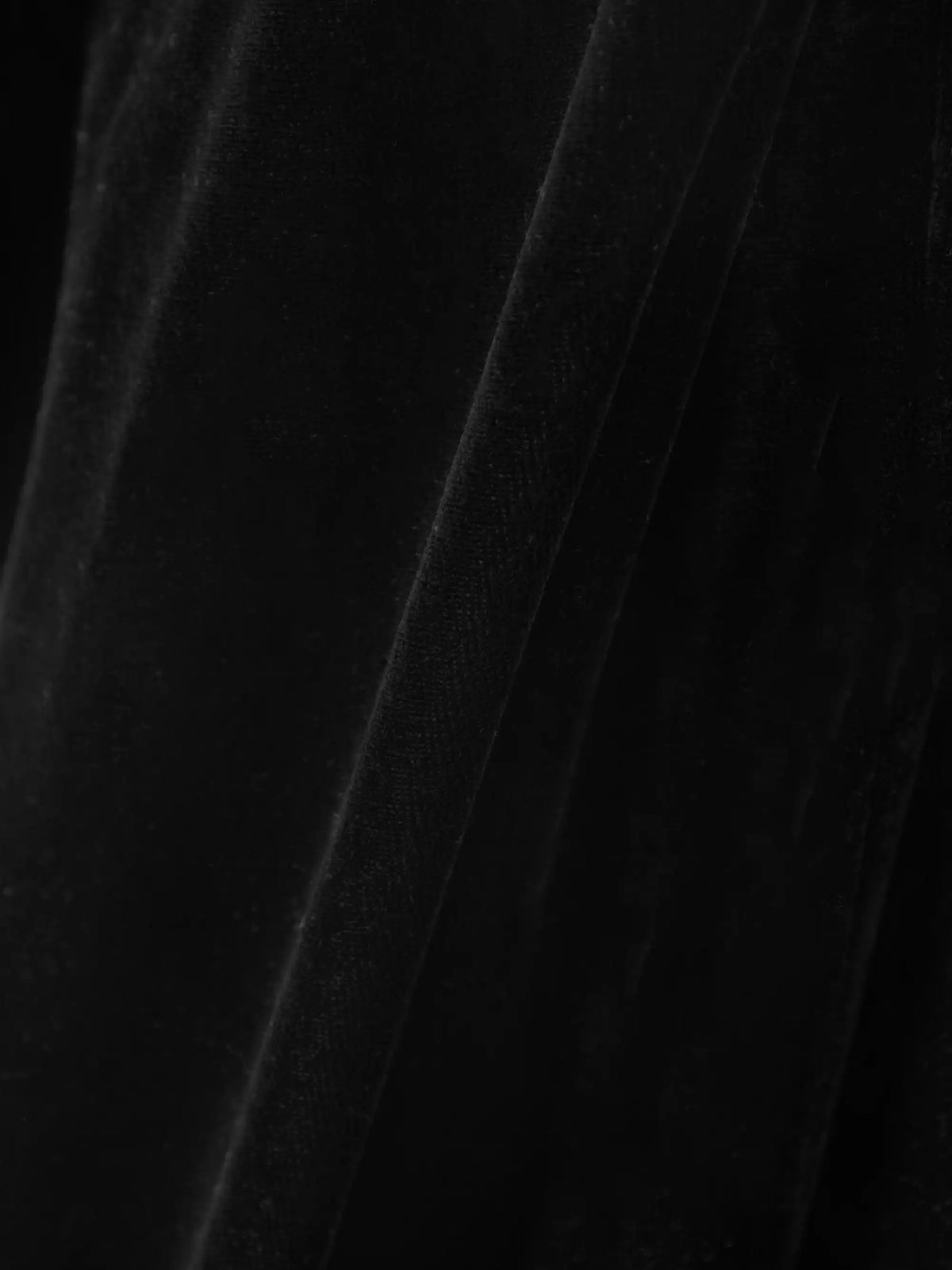 Layered Stretch-velvet Straight-leg Pants