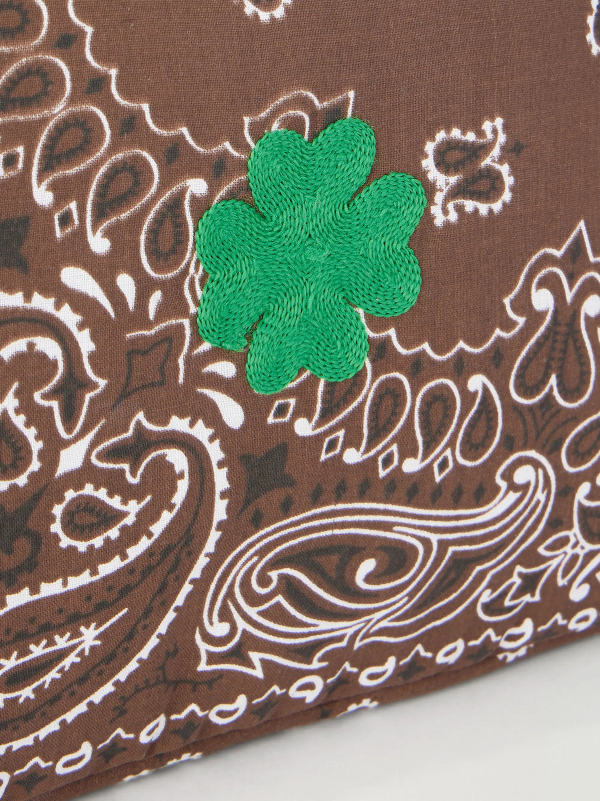 CALL IT BY YOUR NAME Clover Paisley-print Cotton-twill Pouch