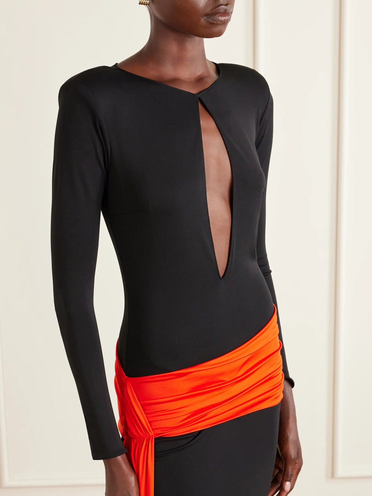 Ilkyaz Ozel Heat Train Stretch-jersey Gown