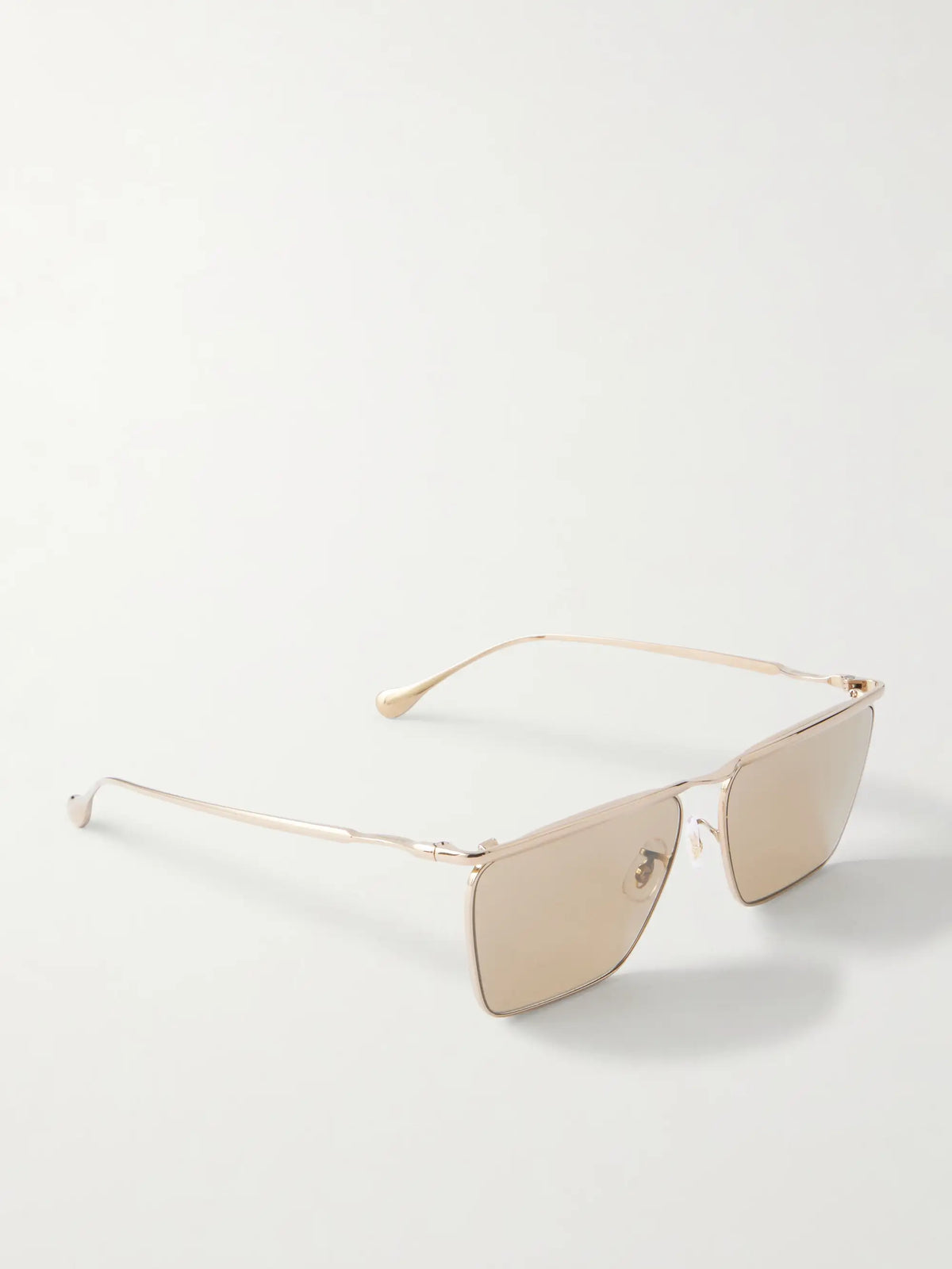 + Jil Sander Aviator-style Gold-toned Sunglasses