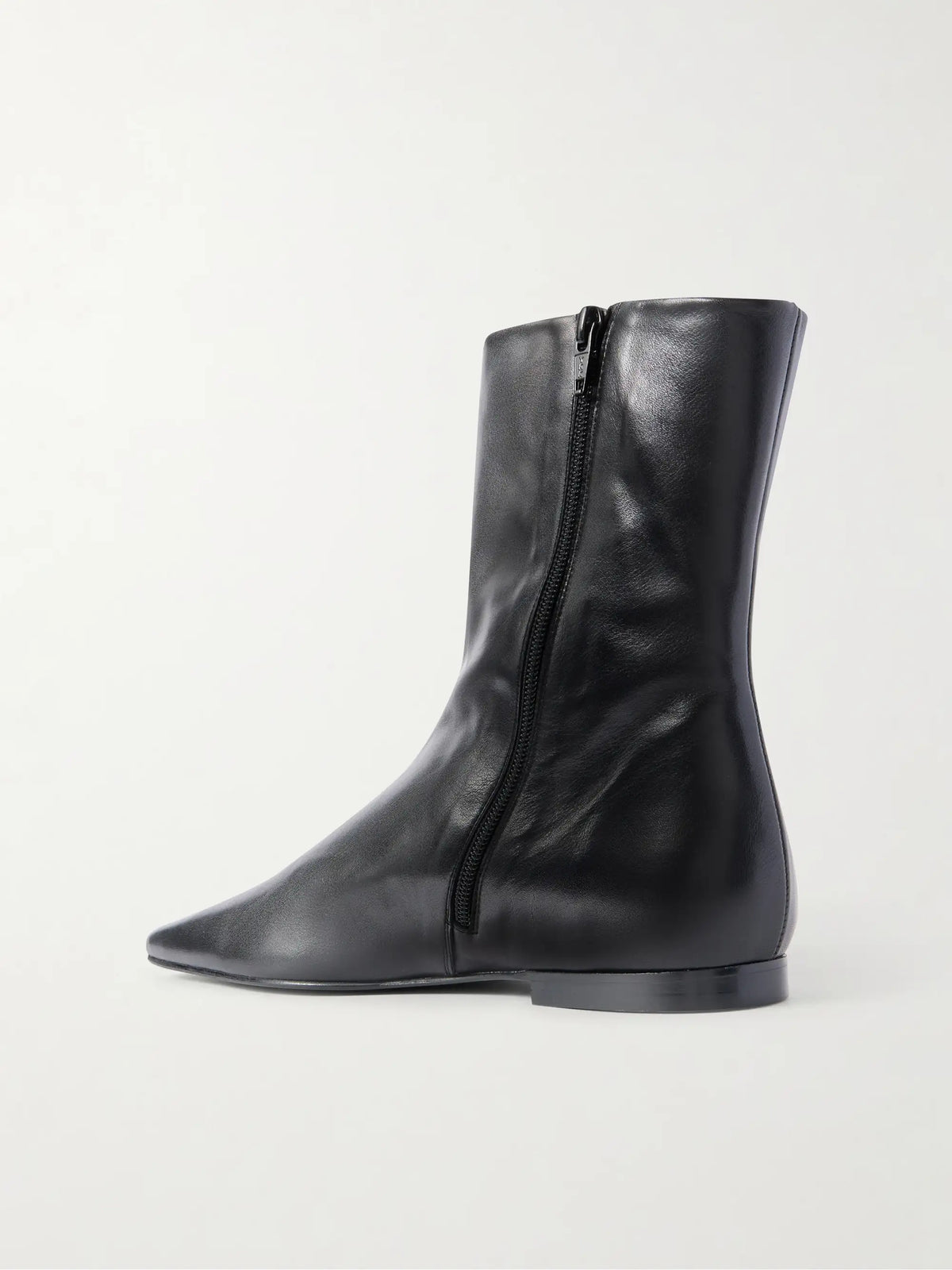 TOTEME Leather Ankle Boots