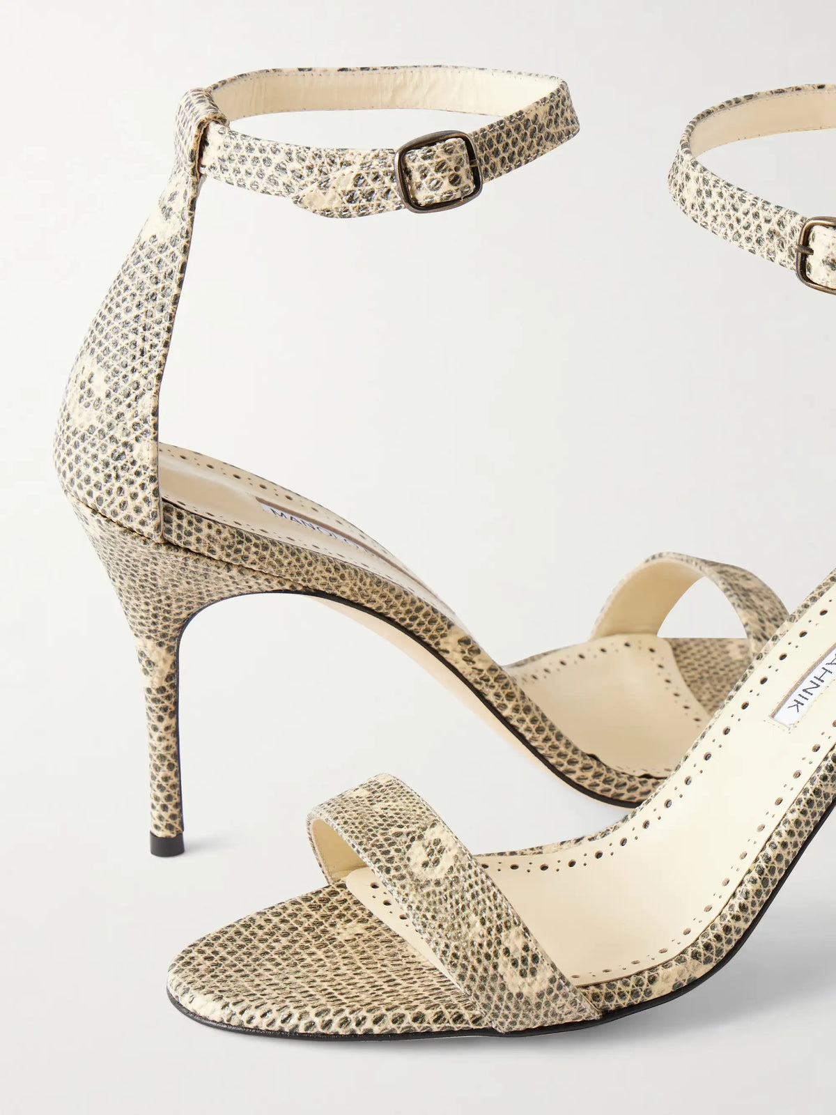 Chaos 90 Snake-effect Leather Sandals