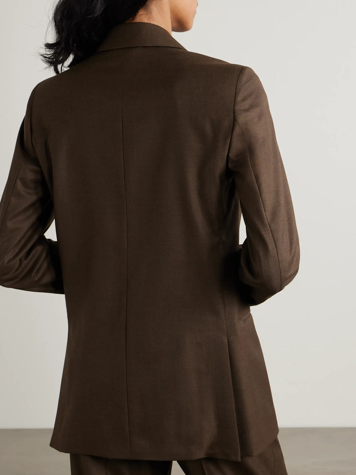 Loro Piana Oversized Double-breasted Virgin Wool Blazer