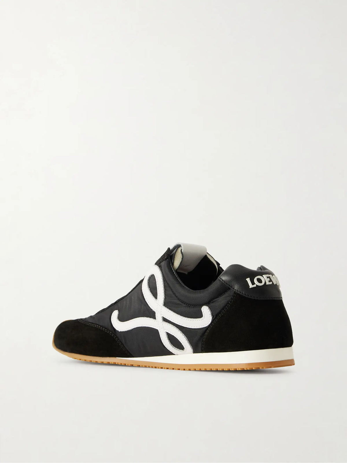 Ballet Runner 2.0 Logo-appliquéd Leather, Shell And Suede Sneakers