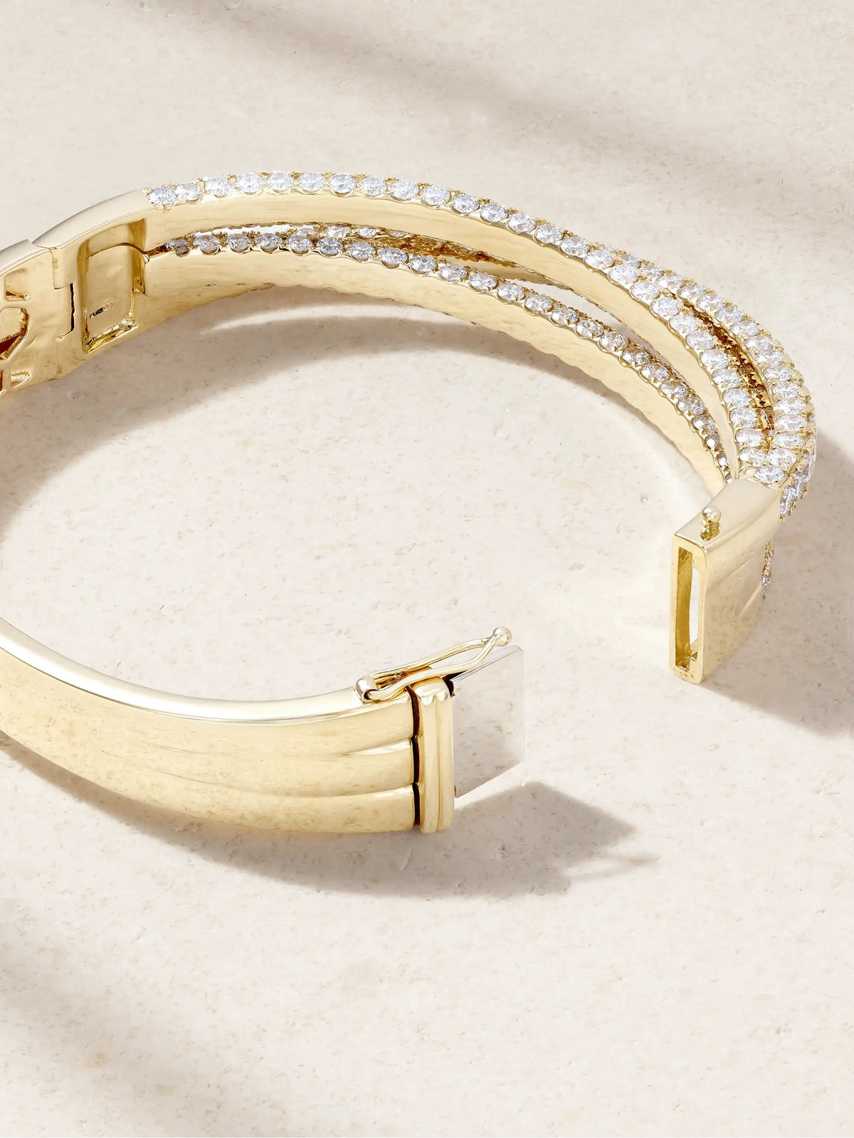 SHAY 18-karat Gold Diamond Bangle