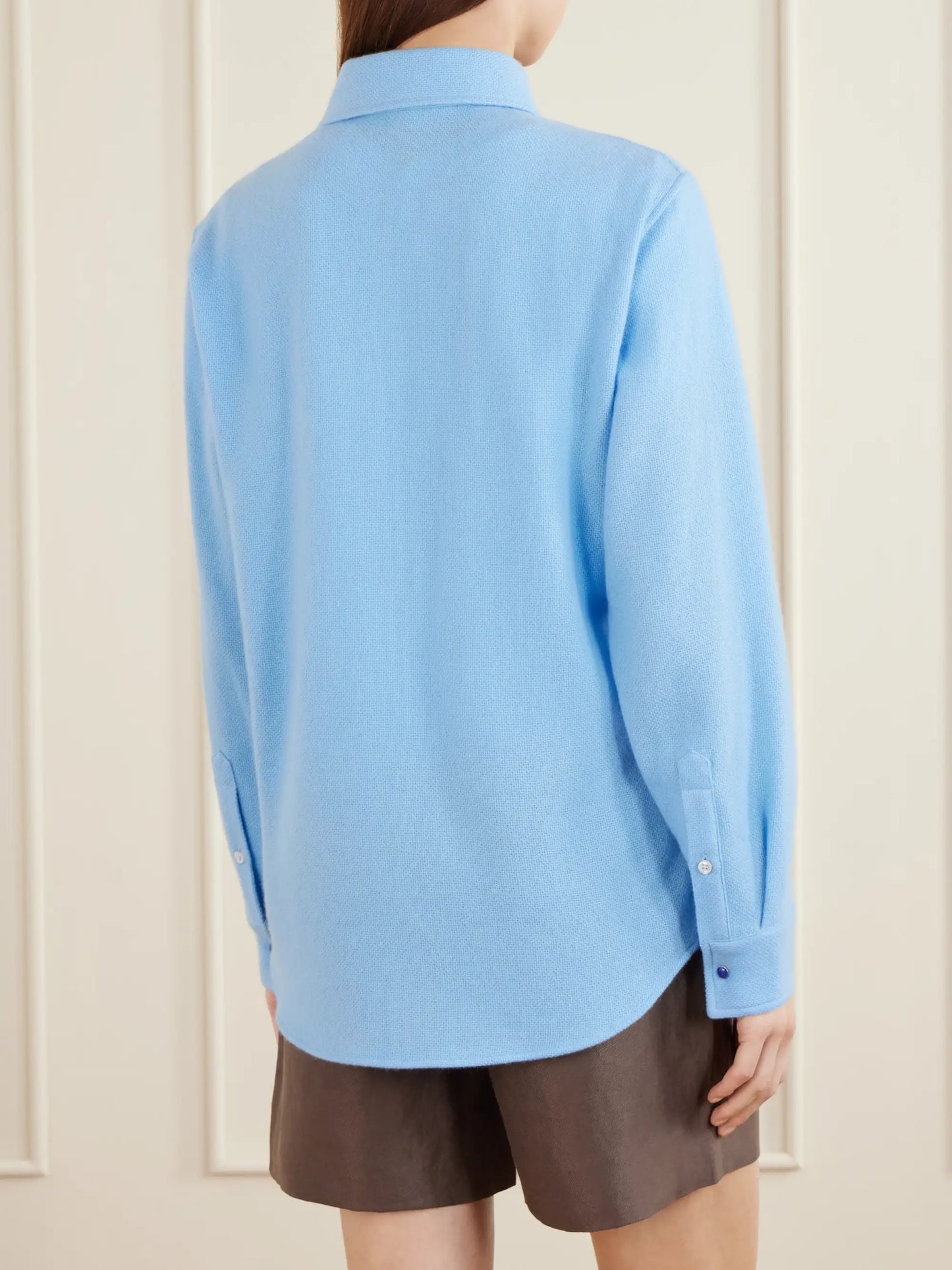 Blue Lagoon Cashmere Shirt
