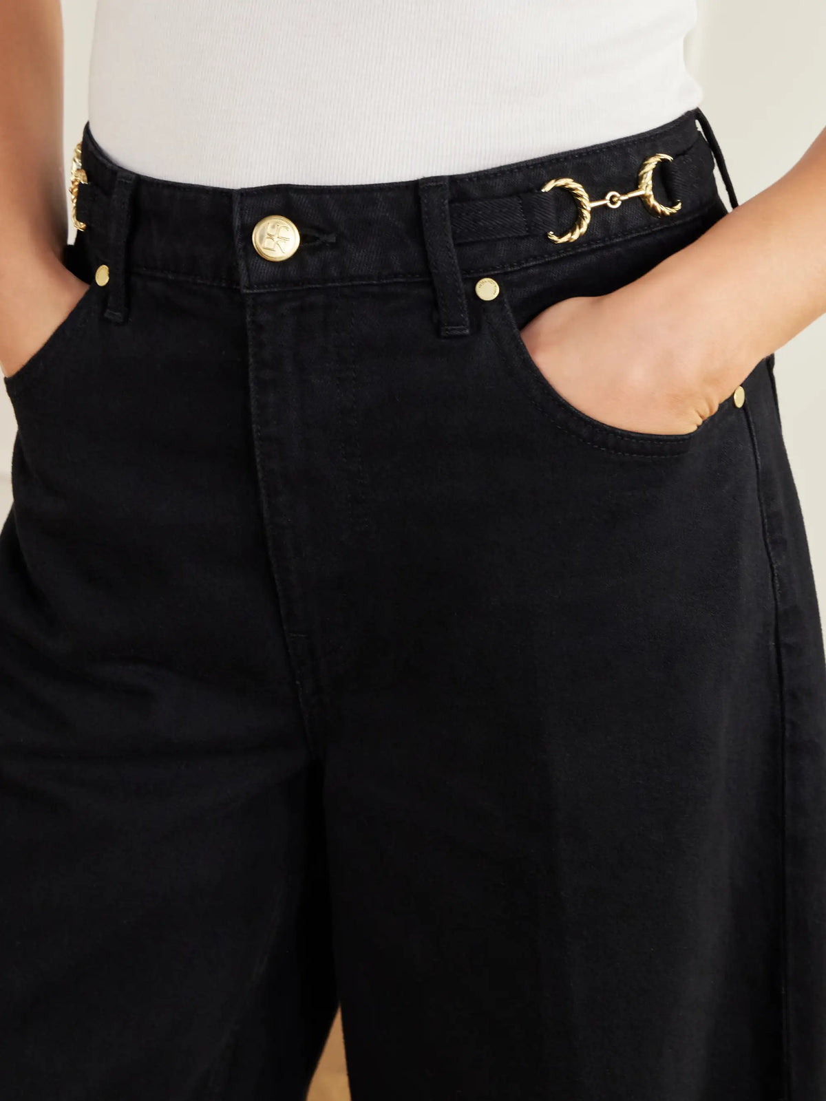 Ulla Johnson The Rowan Embellished Denim Shorts