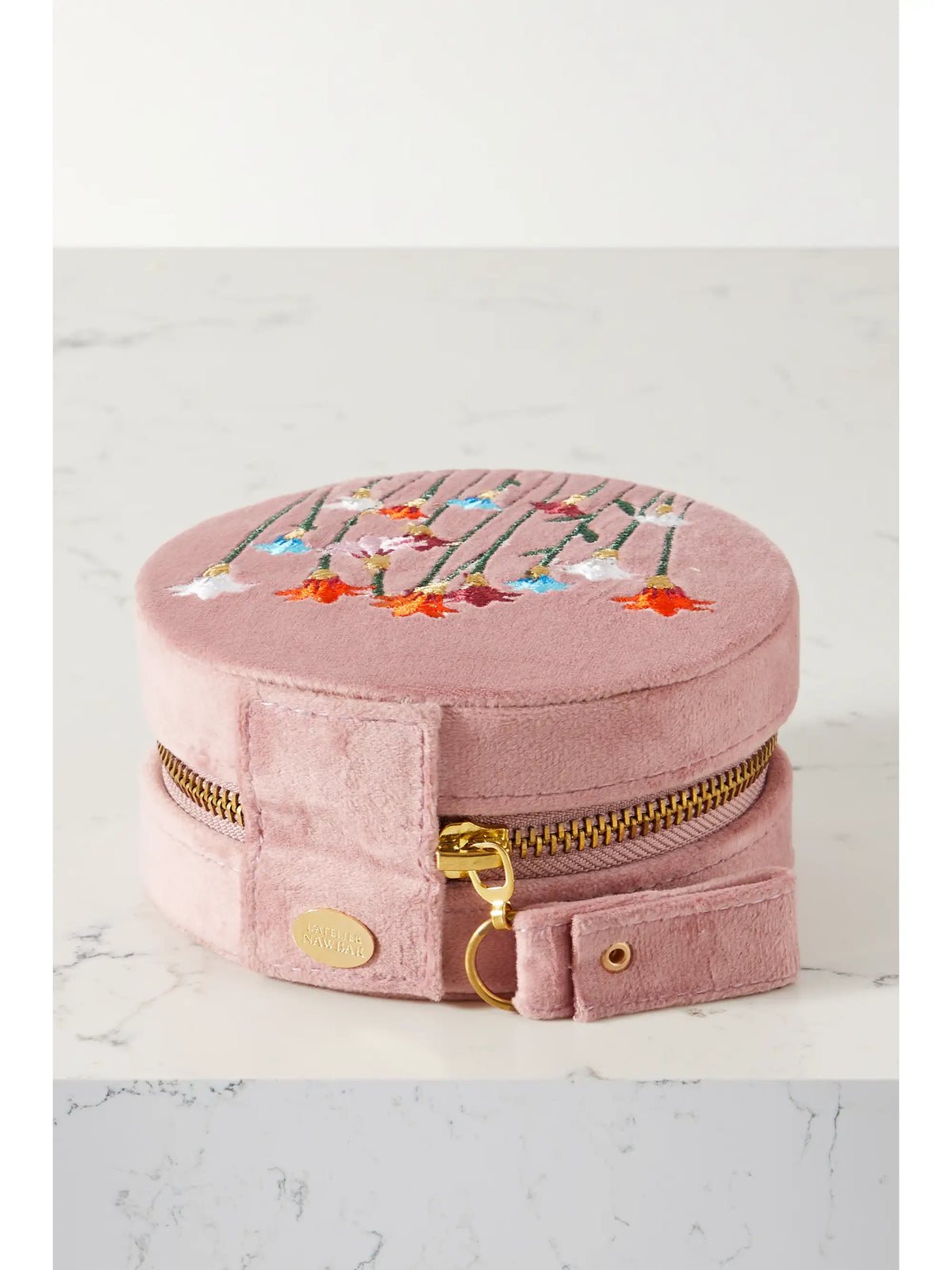 Psychedeliah Embroidered Velvet Jewelry Box