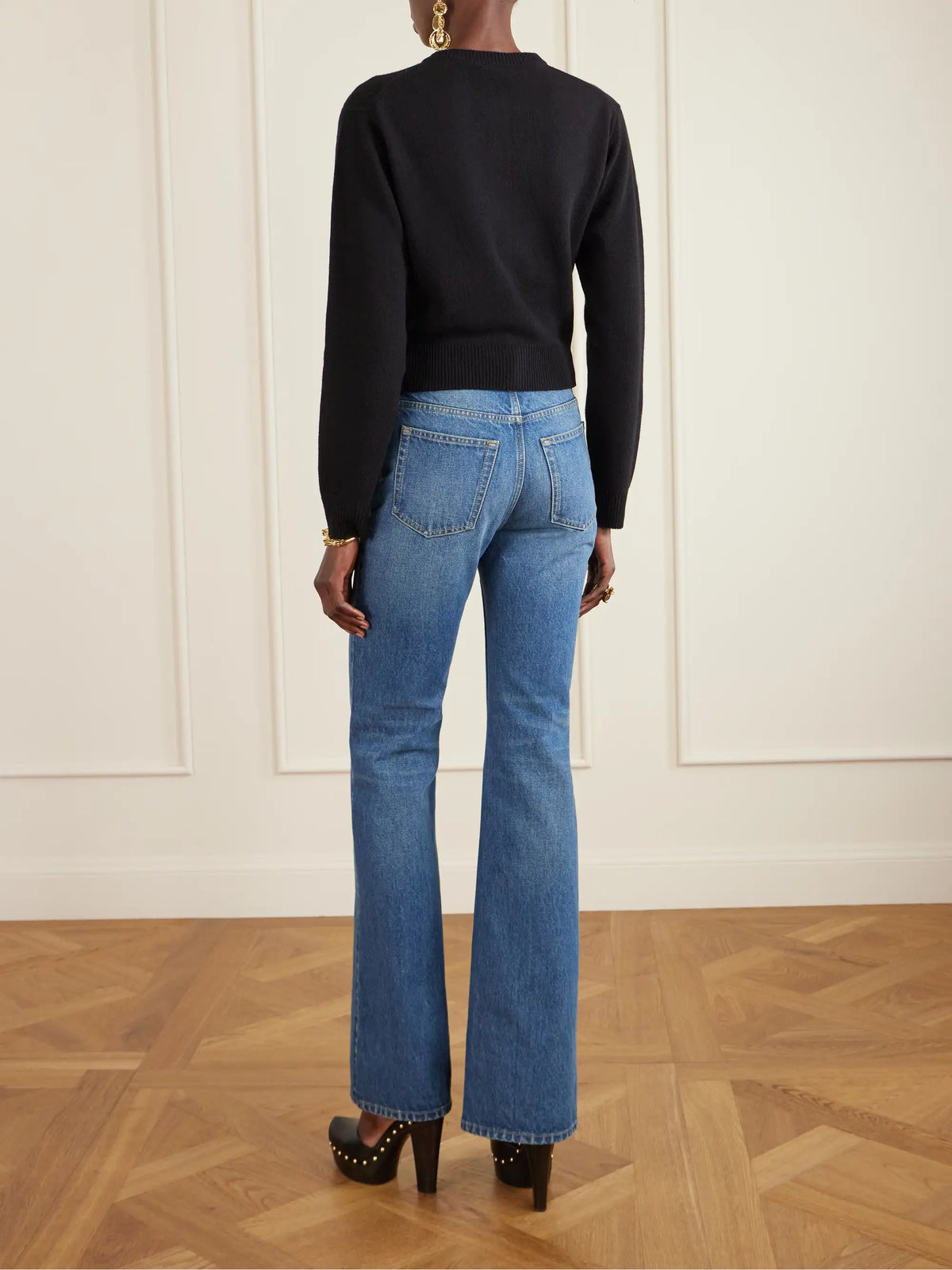 Cropped Embellished Wool And Cashmere-blend Cardigan