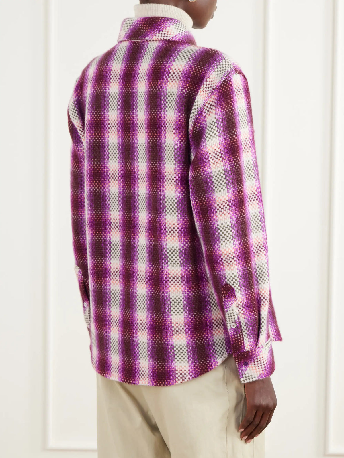 God's True Frontier Checked Cashmere Shirt
