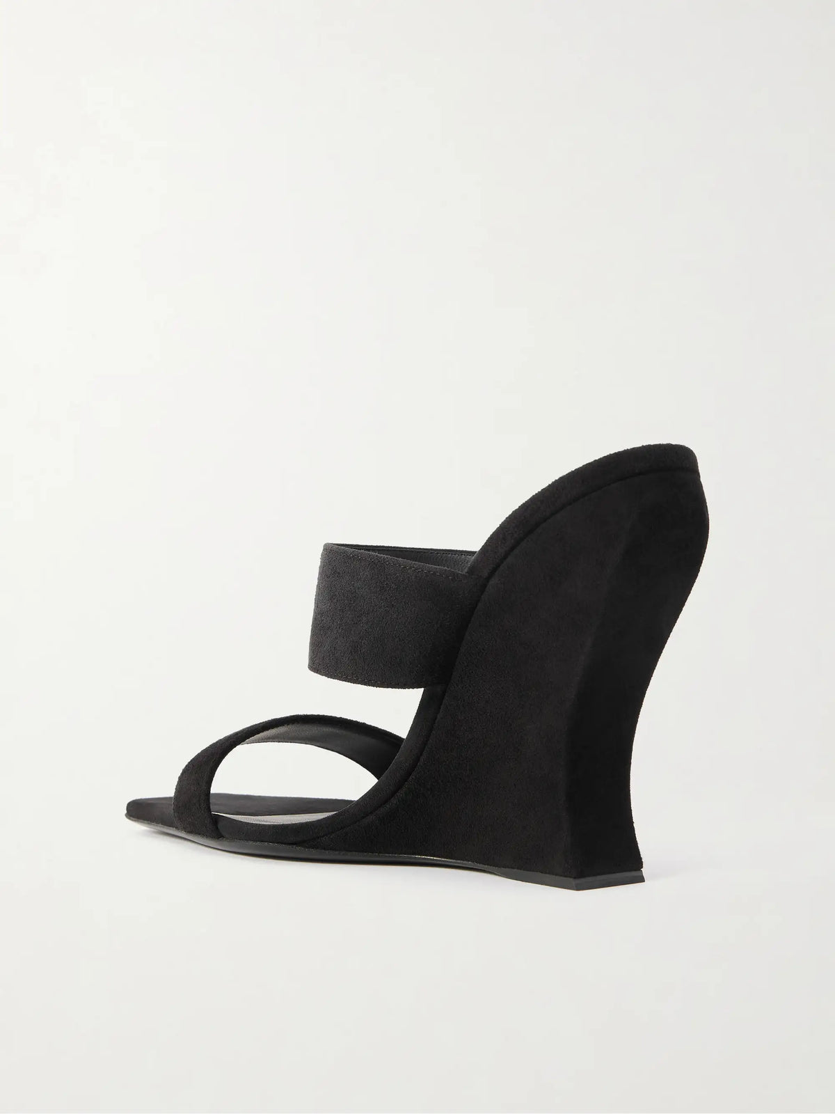 Wave 110 Suede Wedge Mules