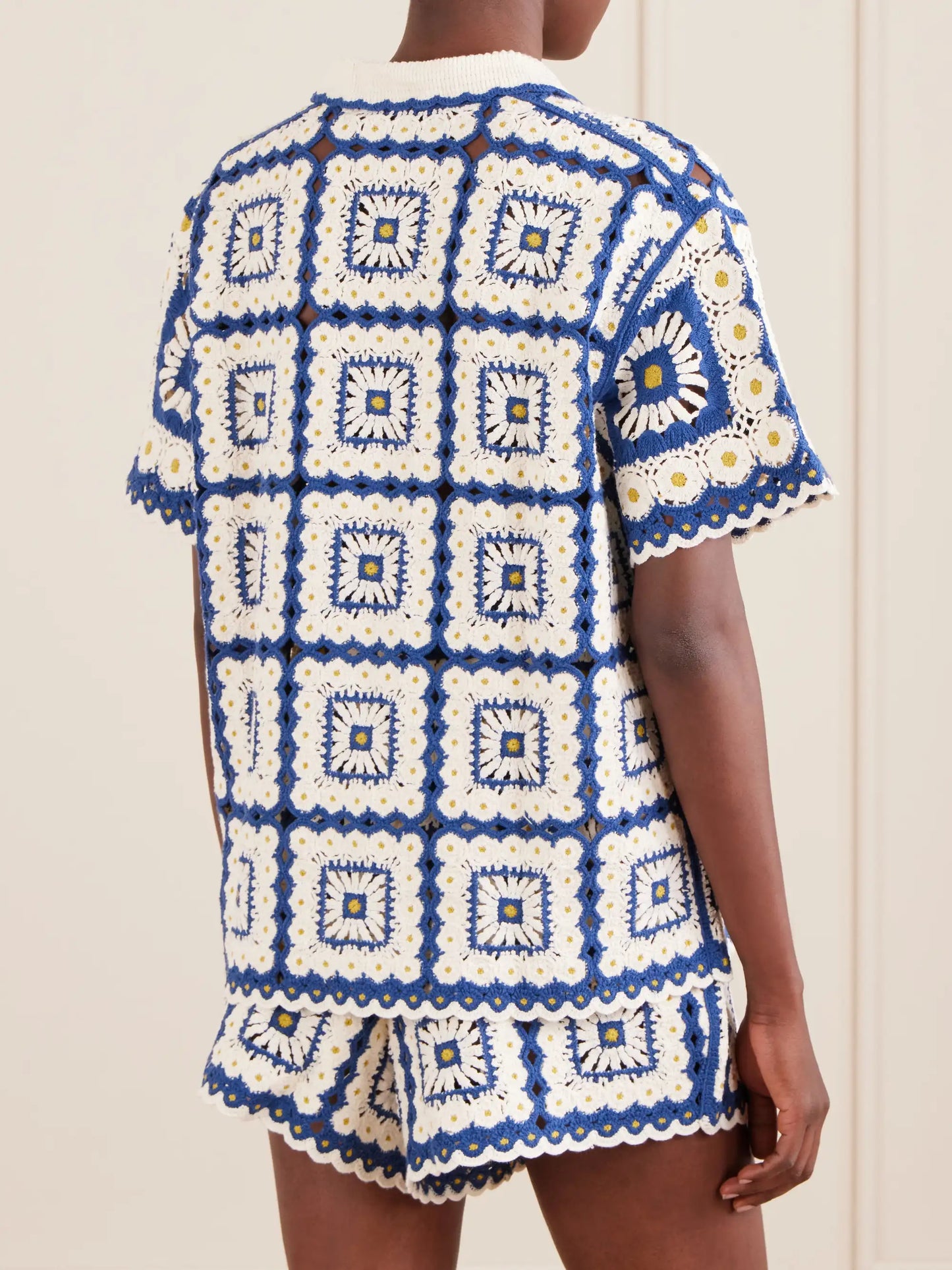 Dolly Crochet Cotton Shirt