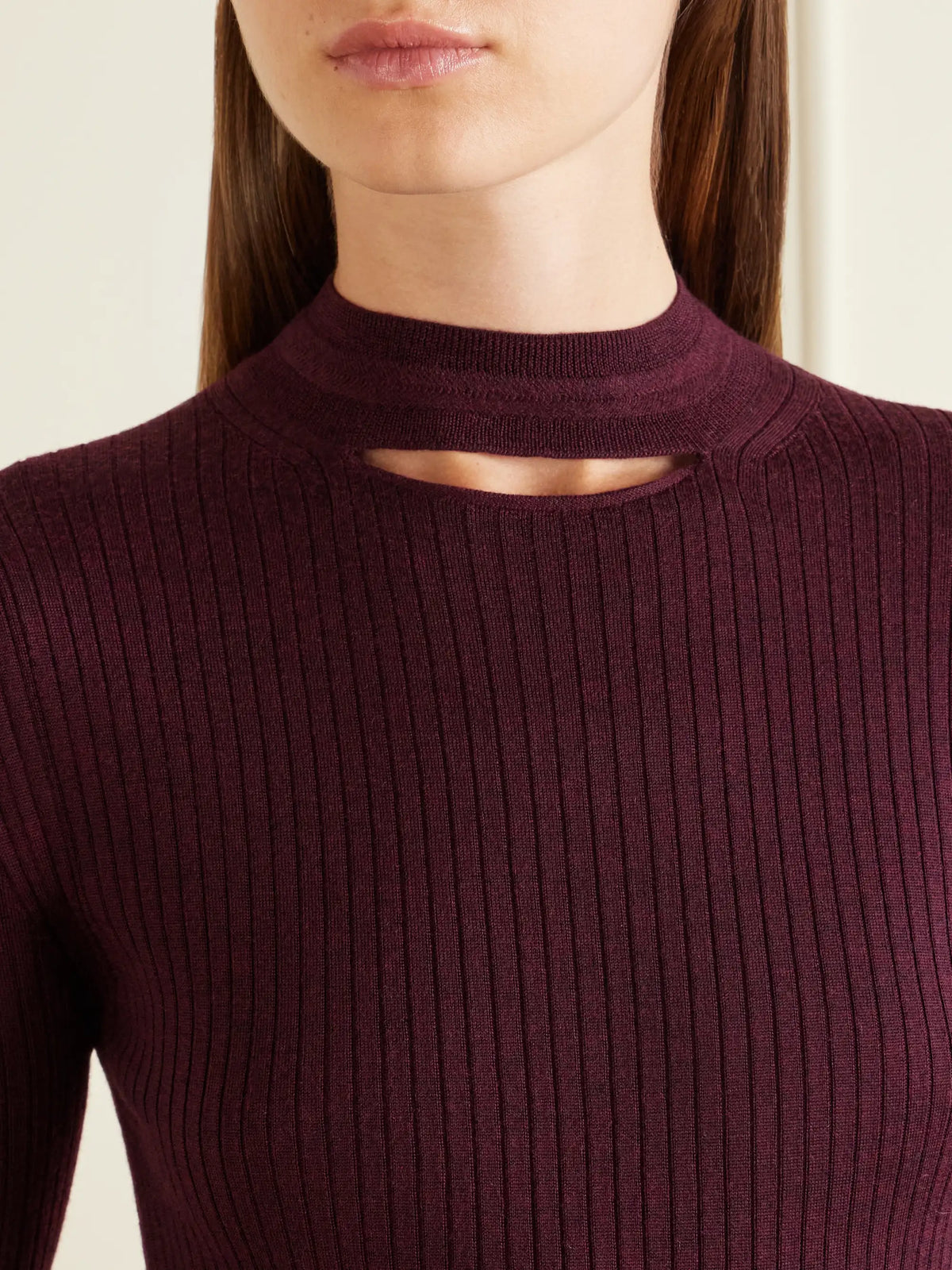 Jil Sander Ribbed Silk And Wool-blend Sweatshirt