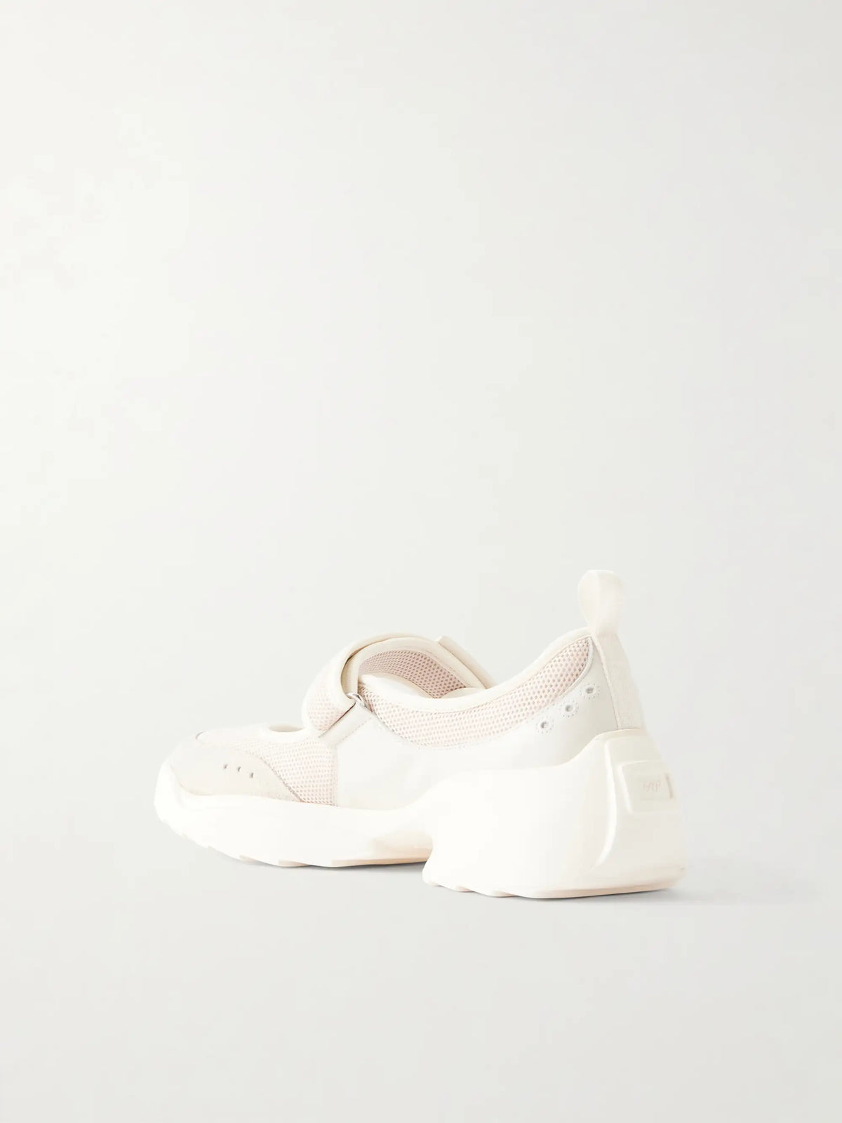 Viv On The Run Embellished Leather-trimmed Mesh Mary Jane Sneakers