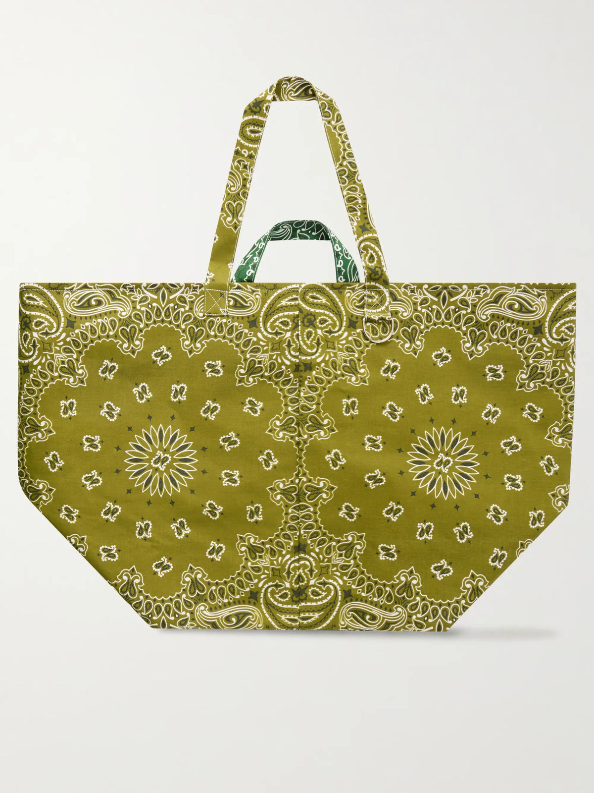 Maxi Basket Printed Cotton Tote Bag