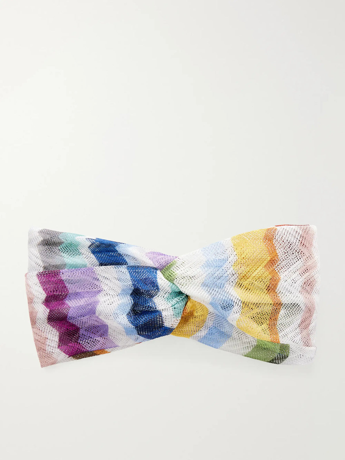Striped Crochet-knit Headband