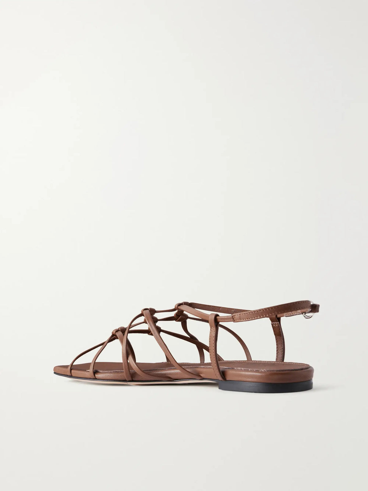 Anisa Leather Flat Sandals