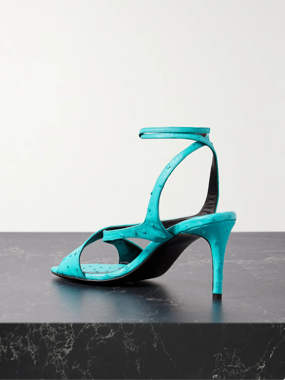 Liria Ostrich Sandals