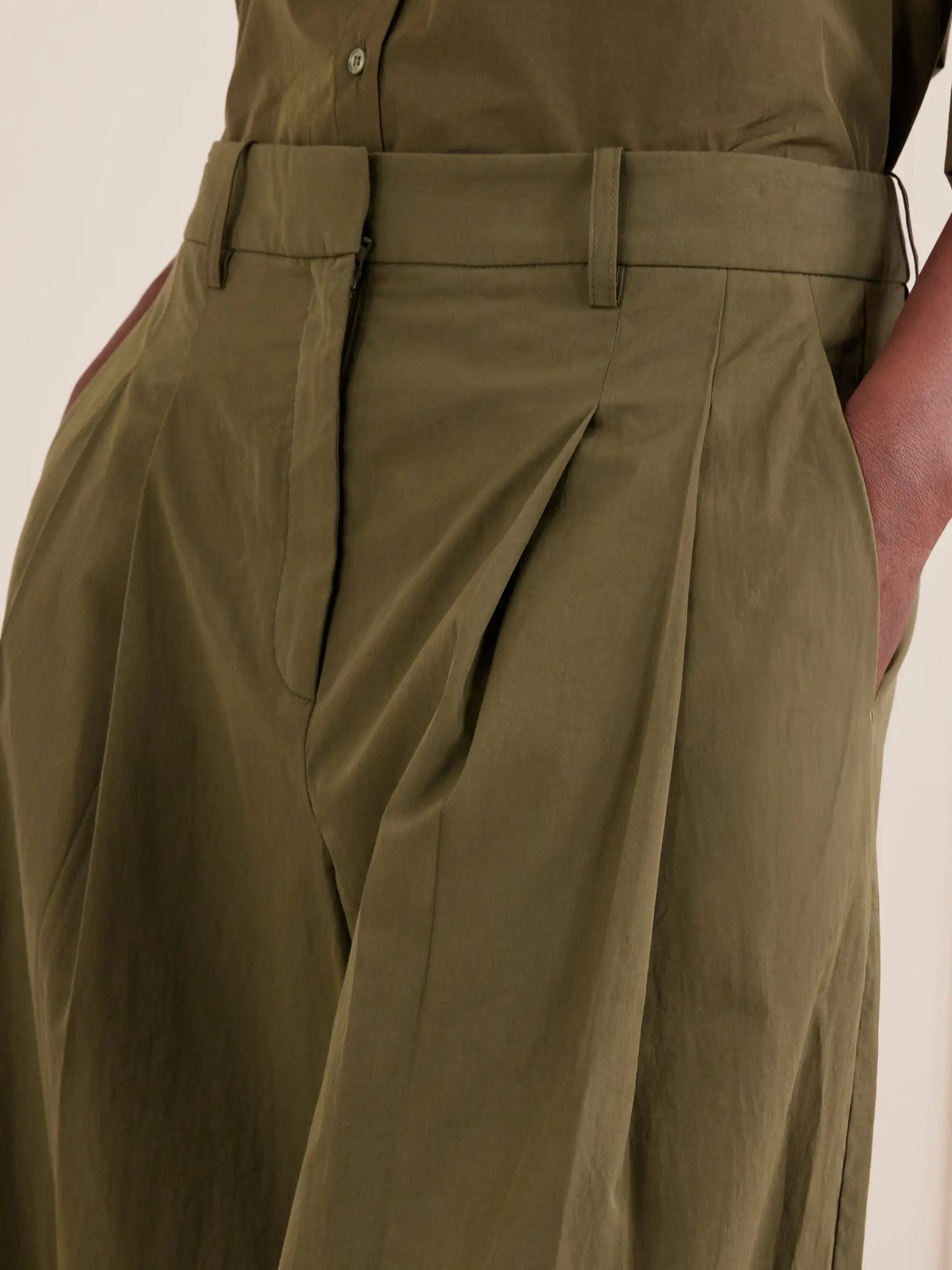 New Didi Cotton Wide-leg Pants