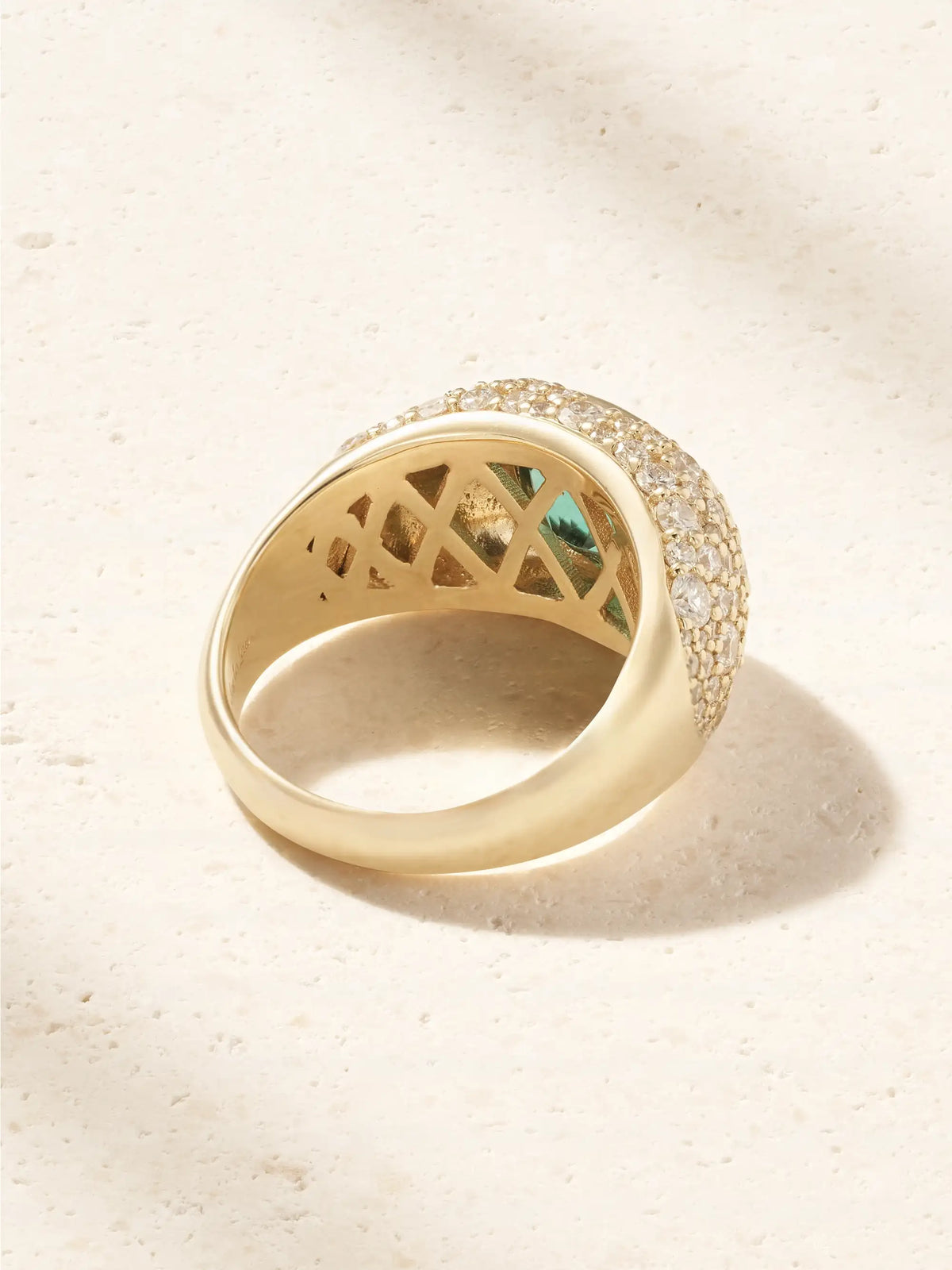 La Salina 14-karat Gold, Indicolite And Diamond Ring