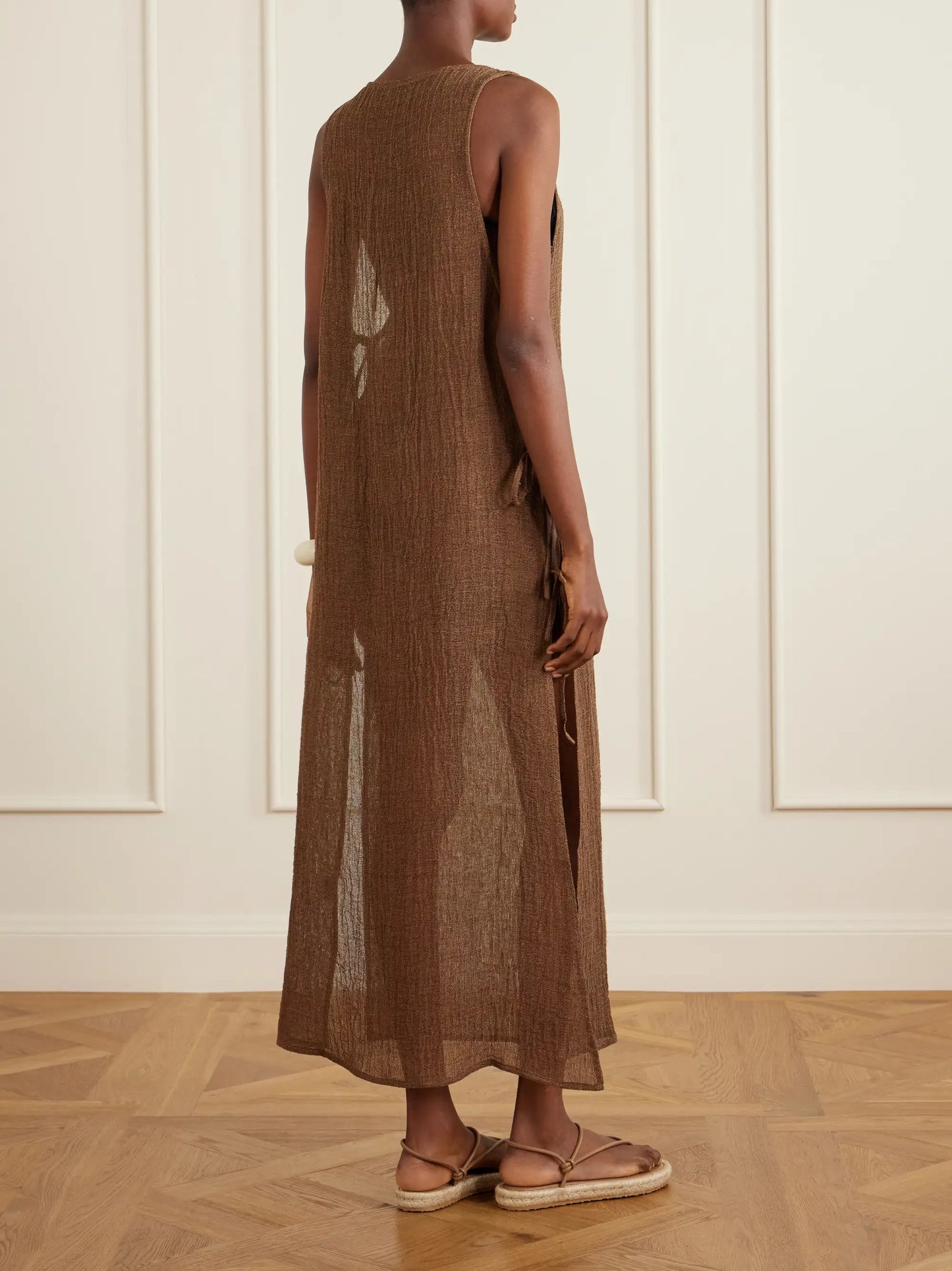 Jarajug Linen Midi Dress