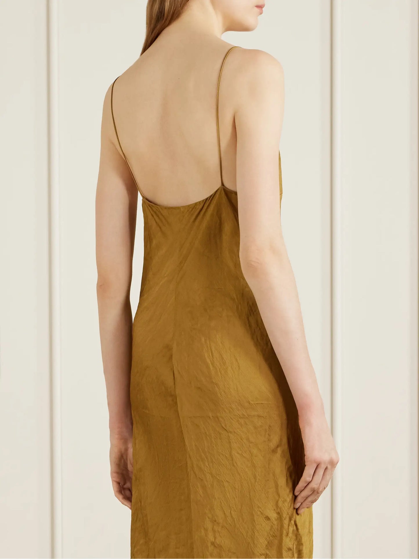 Taja Crinkled-voile Maxi Dress