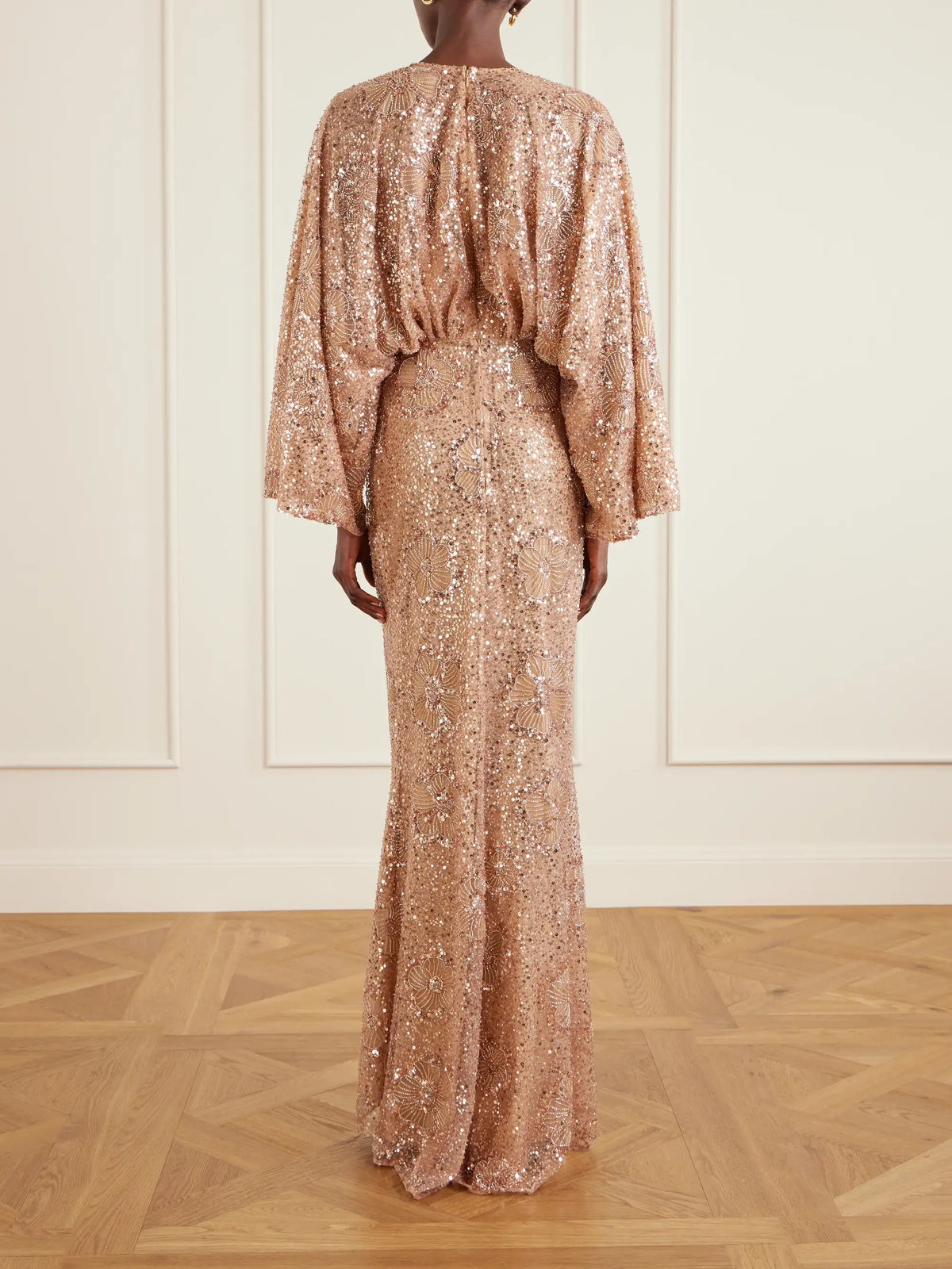 Embellished Silk-blend Tulle Gown