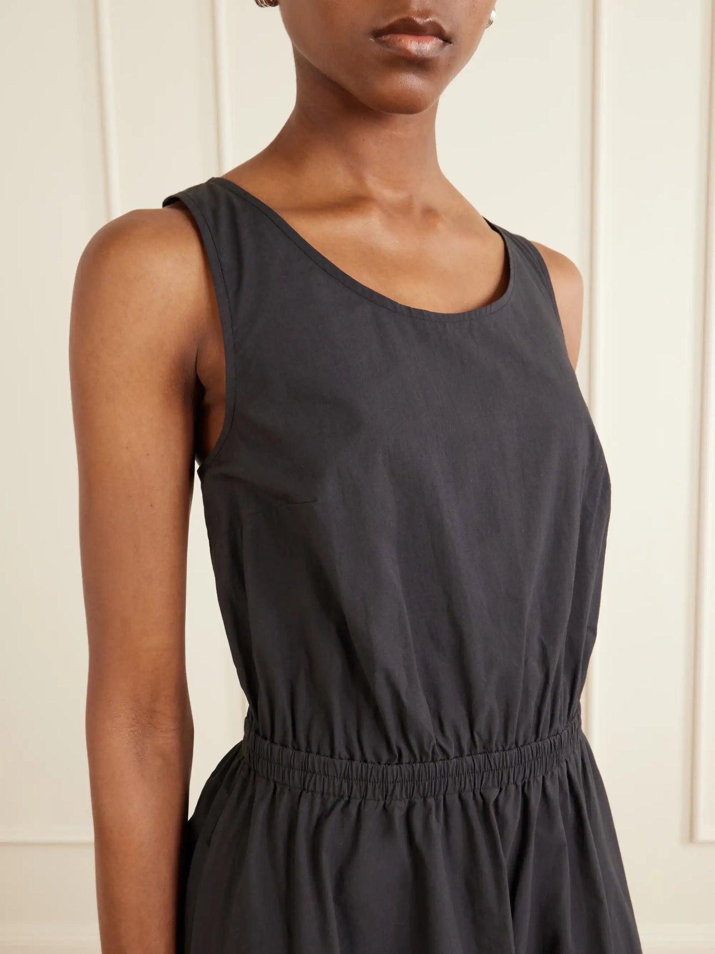 Organic Cotton-poplin Midi Dress