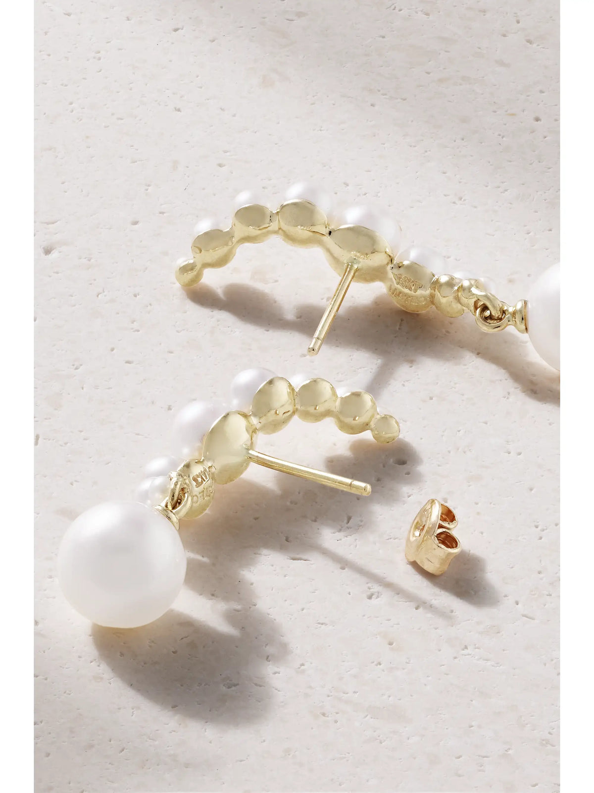 Mateo 14-karat Gold Pearl Earrings