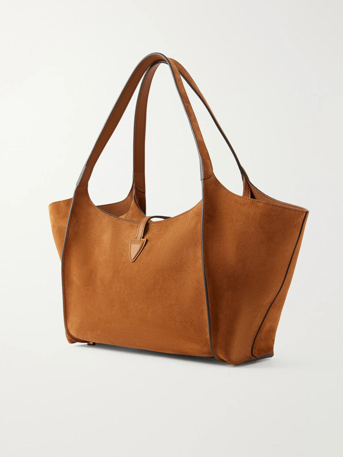 T Timeless Small Suede Shoulder Bag