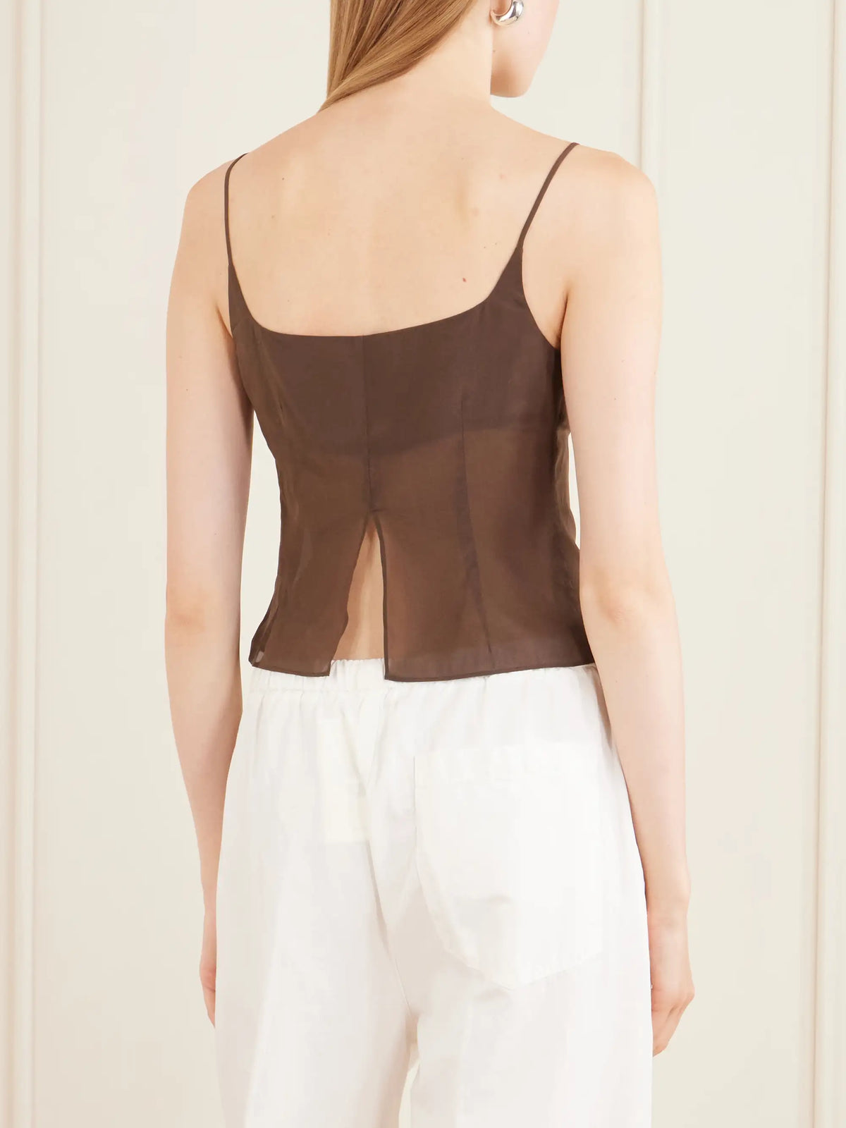 ST. AGNI Stretch Satin Cami