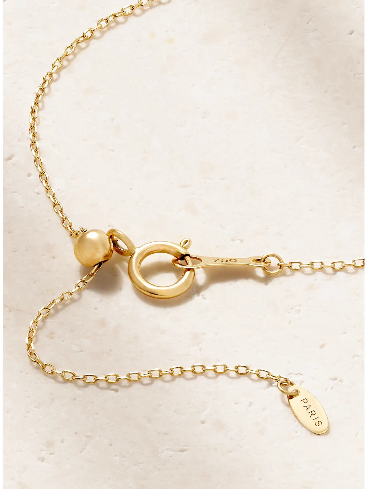 Floating 18-karat Gold Diamond Necklace