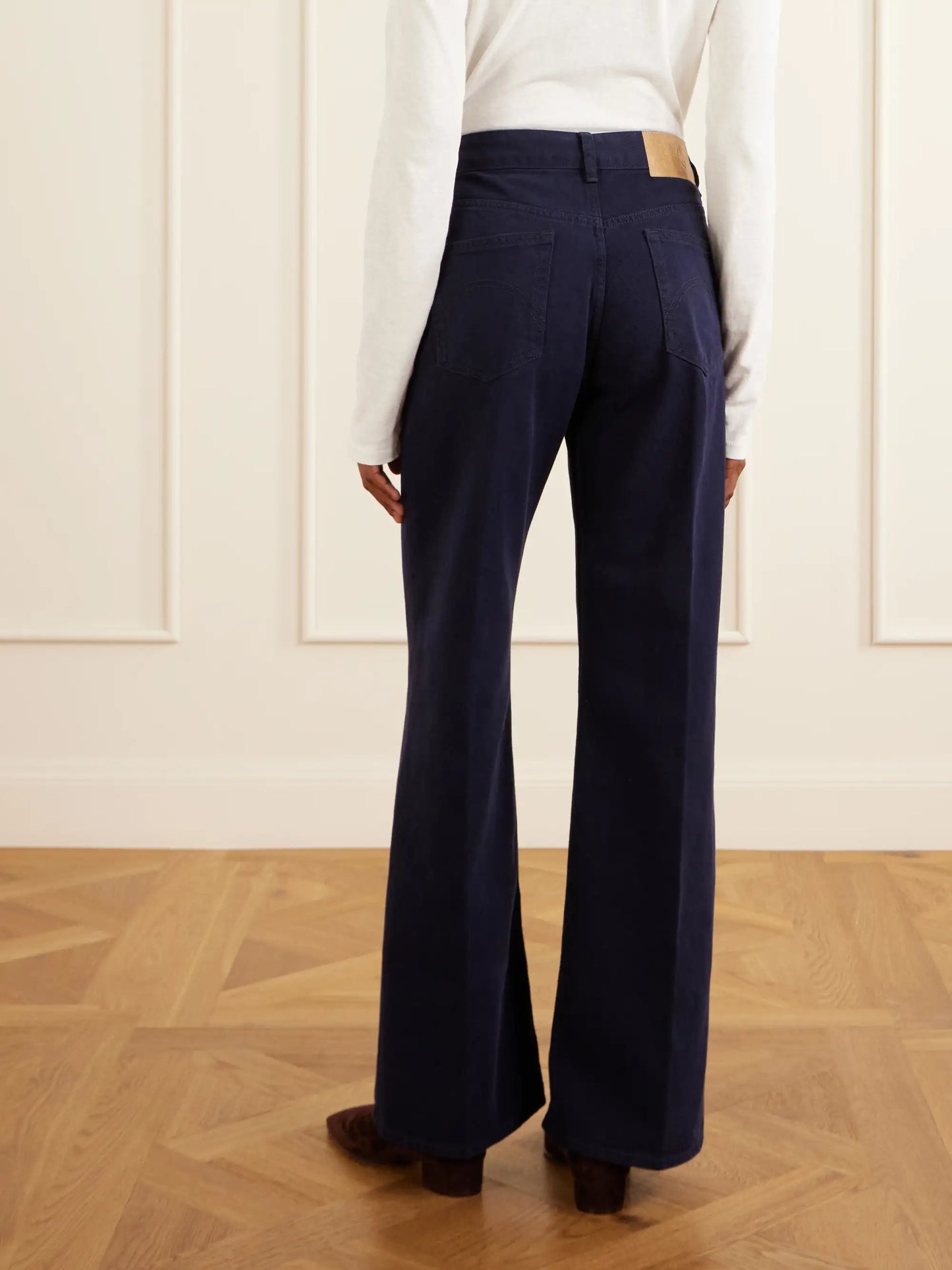 Clapotis Maline Mid-rise Wide-leg Jeans