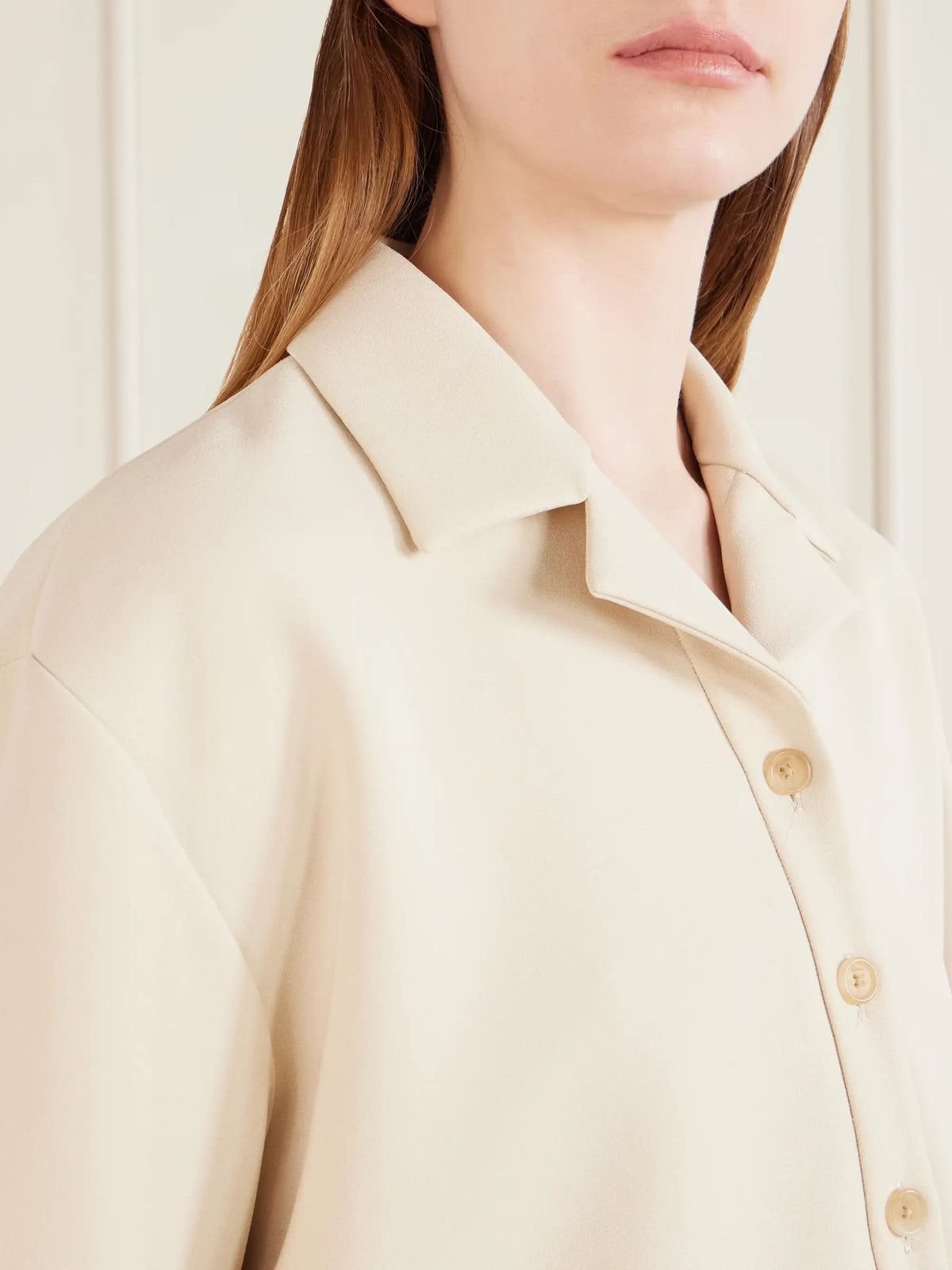 Loucin Naia-blend Crepe T-shirt