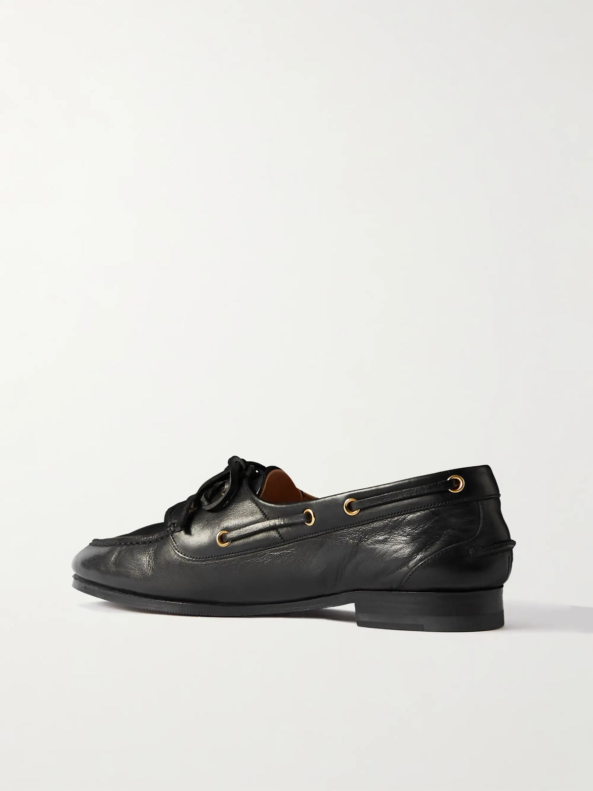 Pathy Leather Boat Shoes