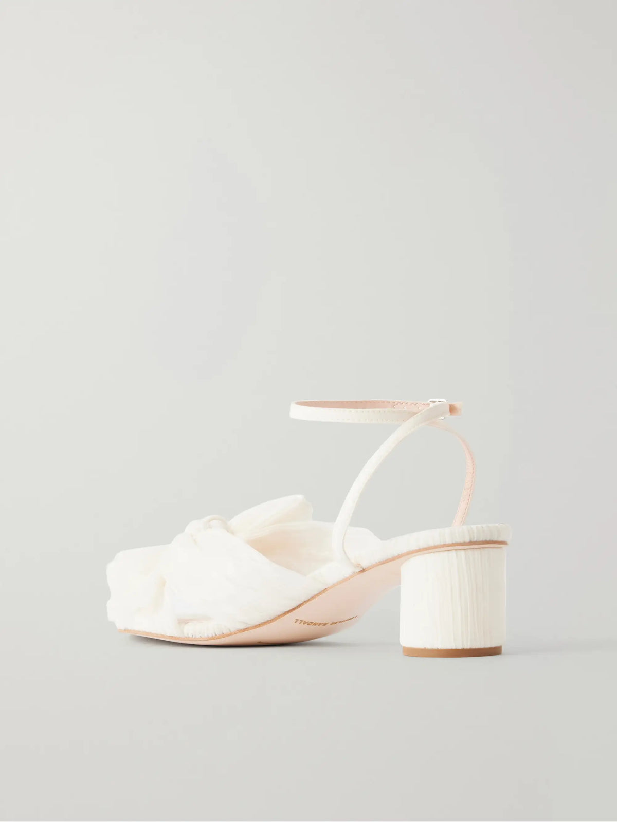 Loeffler Randall Dahlia Bow-detailed Organza Sandals