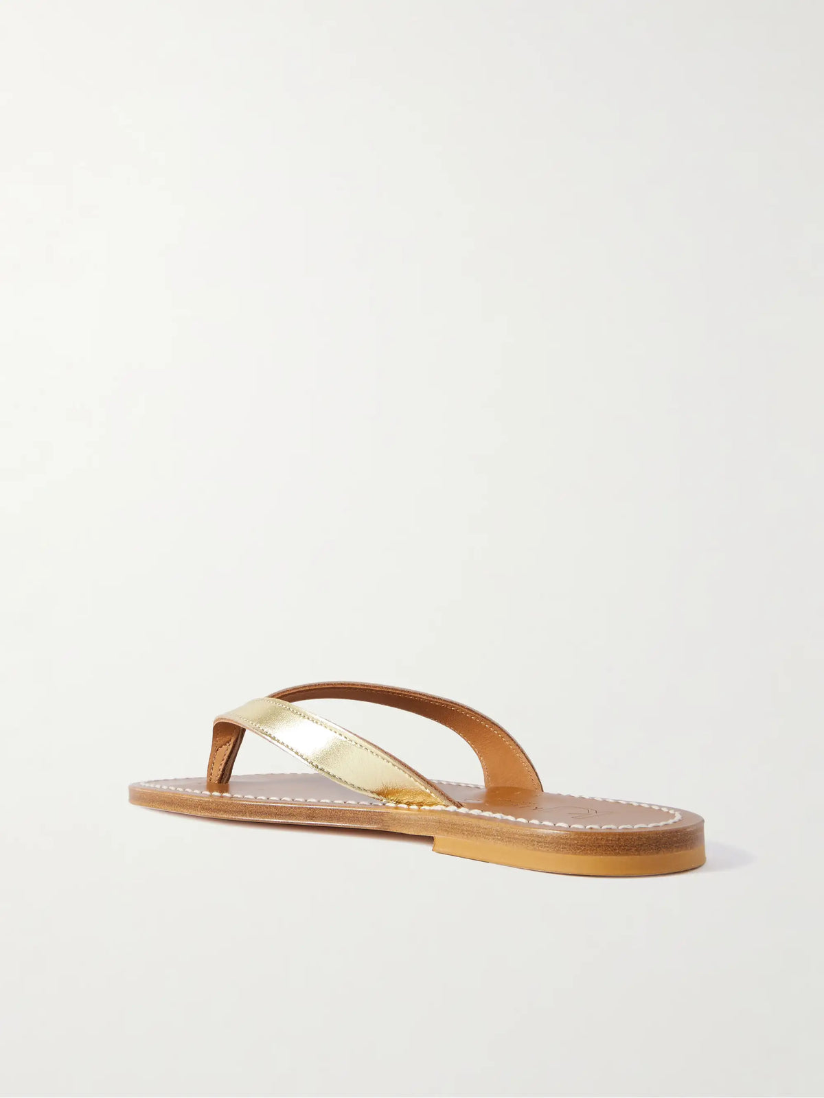 Torino Metallic Leather Sandals