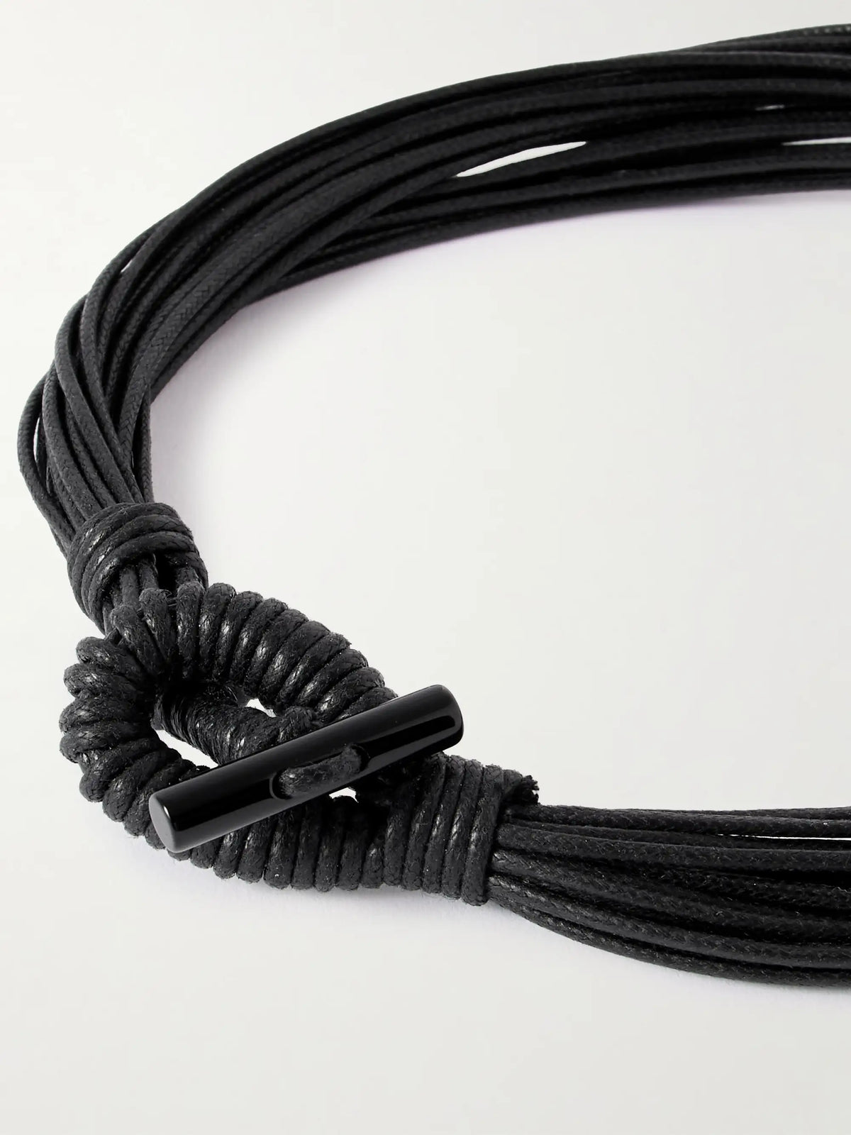 Sculptural Pearl, Onyx And 18-karat Gold Cord Necklace
