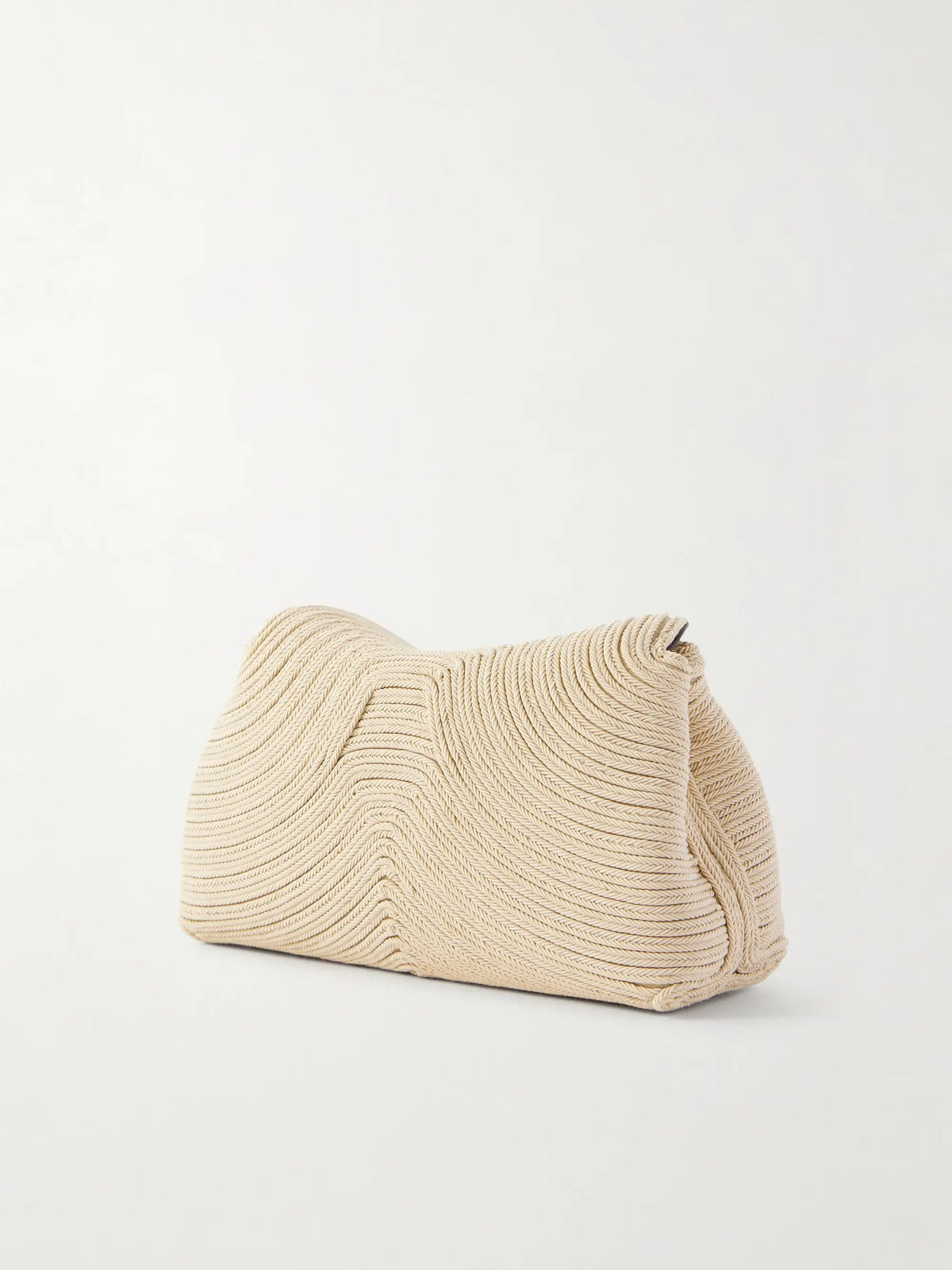 T-lock Mini Woven Clutch