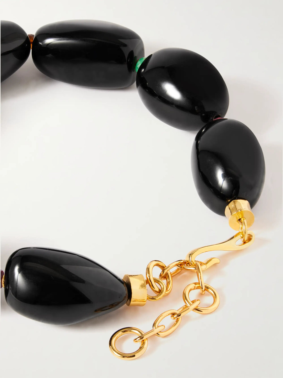 Lobos Gold-plated Multi-stone Beaded Choker