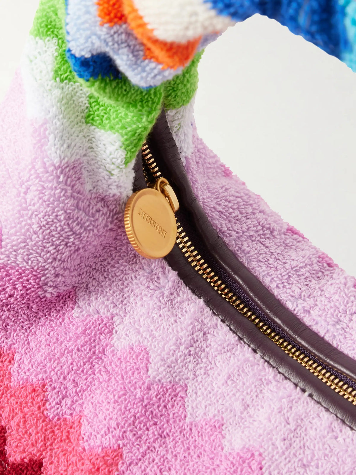 Striped Terry Shoulder Bag