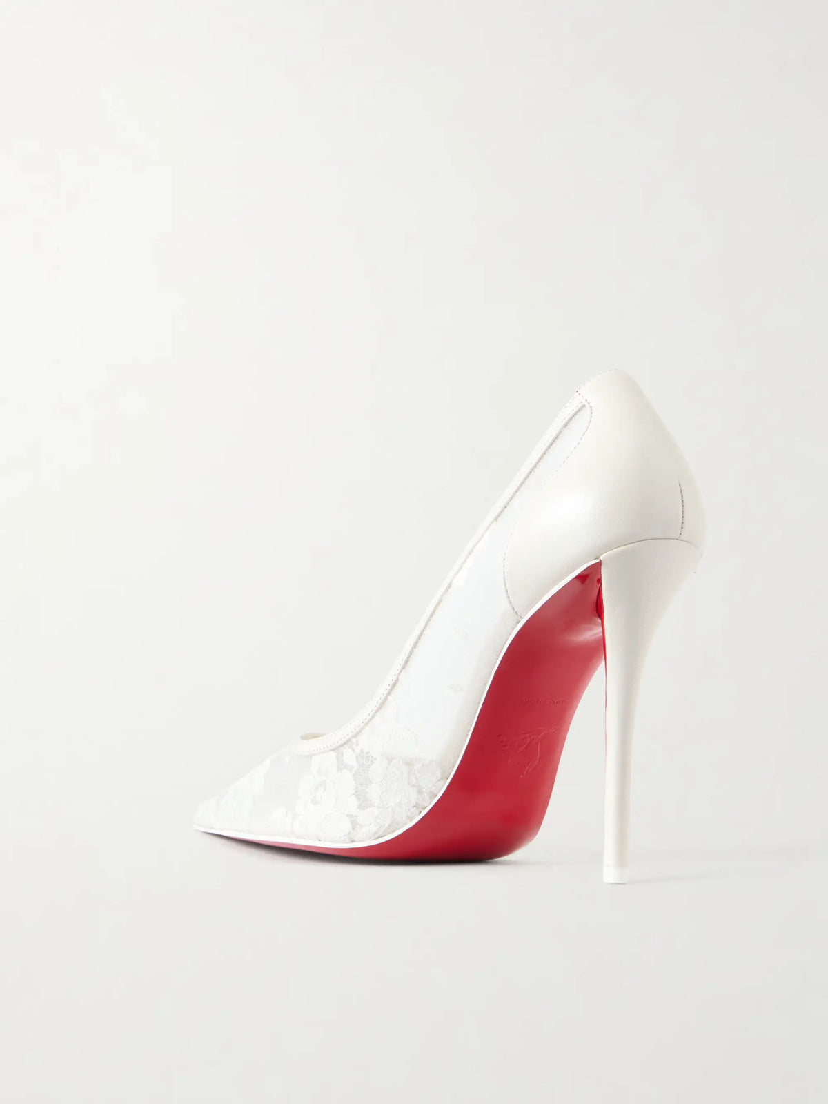 Miss Z Mesh 100 Lace Stiletto Heel Pumps