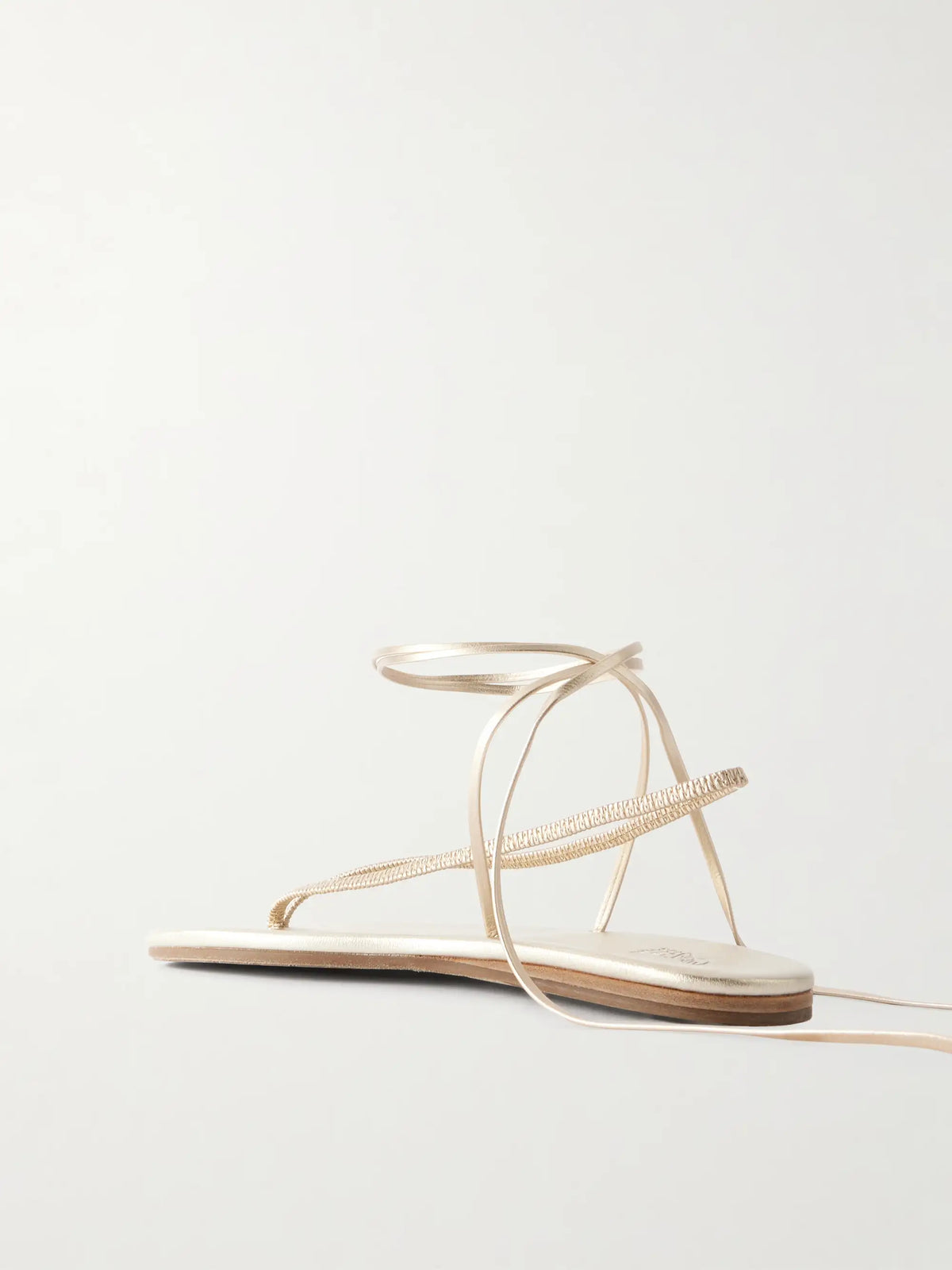 Ancient Greek Sfendoni Metallic Sandals