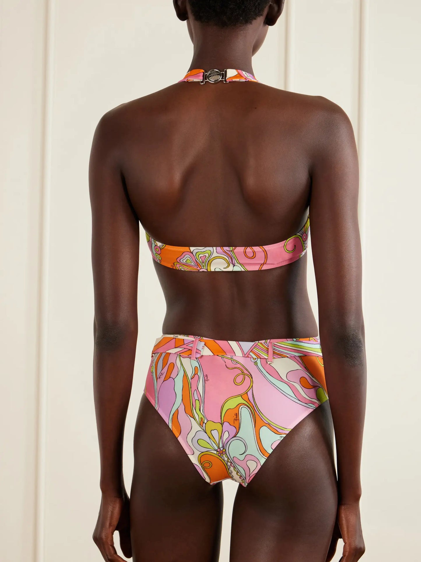 Printed Halterneck Bikini