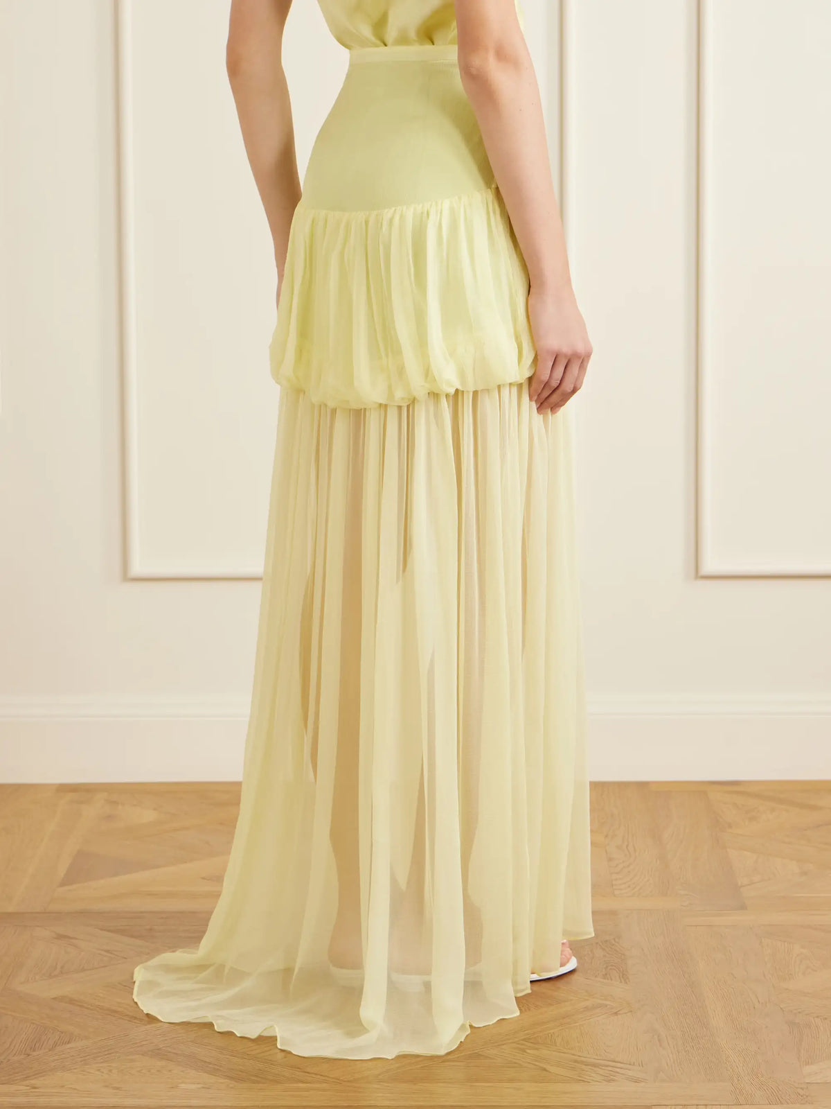 LIBEROWE Silk-chiffon Maxi Skirt
