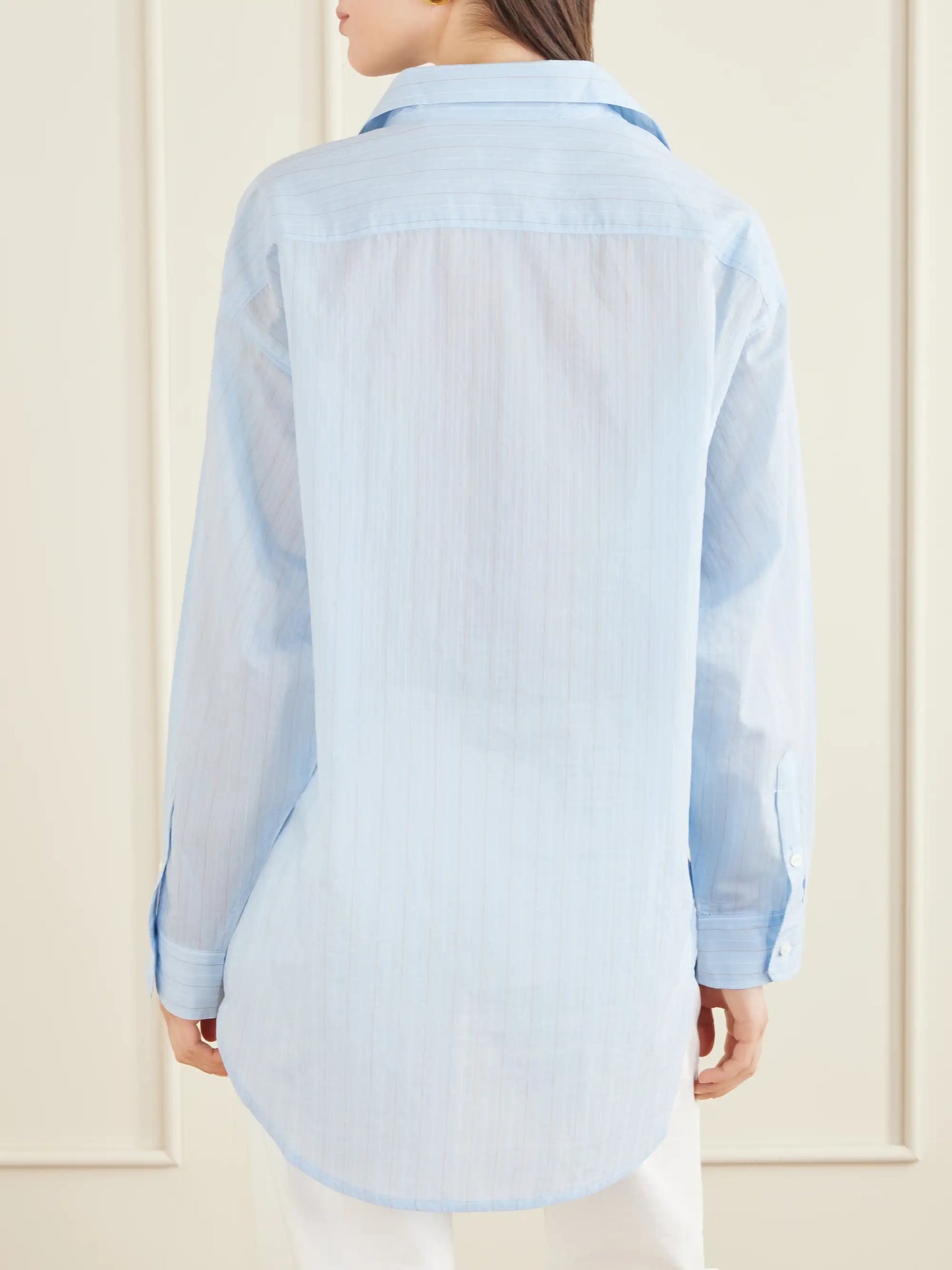Sona Striped Cotton-blend Shirt