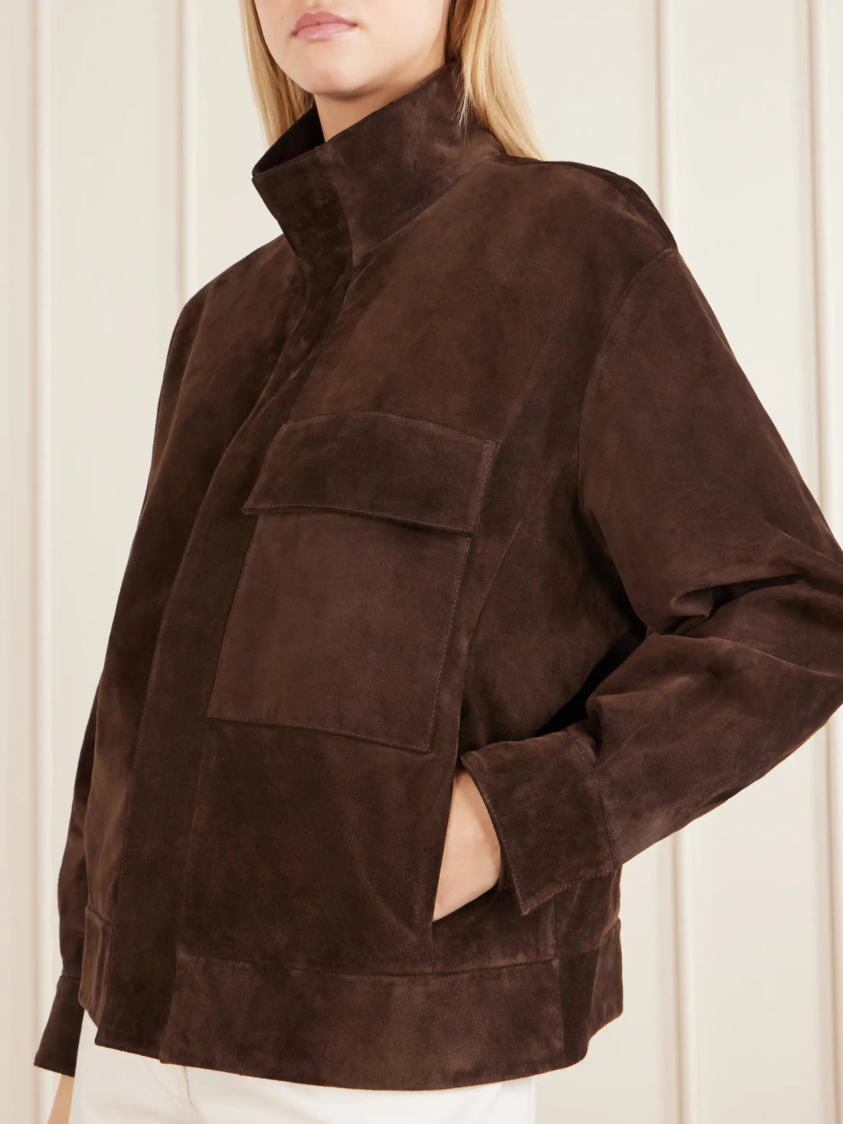 Nili Lotan Cirque Suede Jacket
