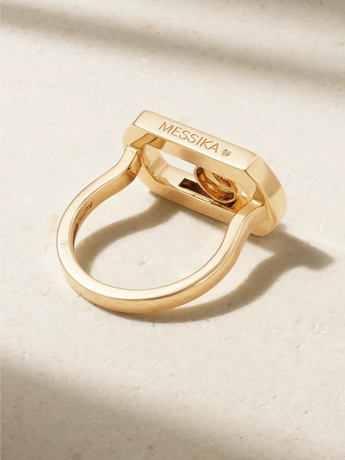 So Move 18-karat Gold Diamond Ring